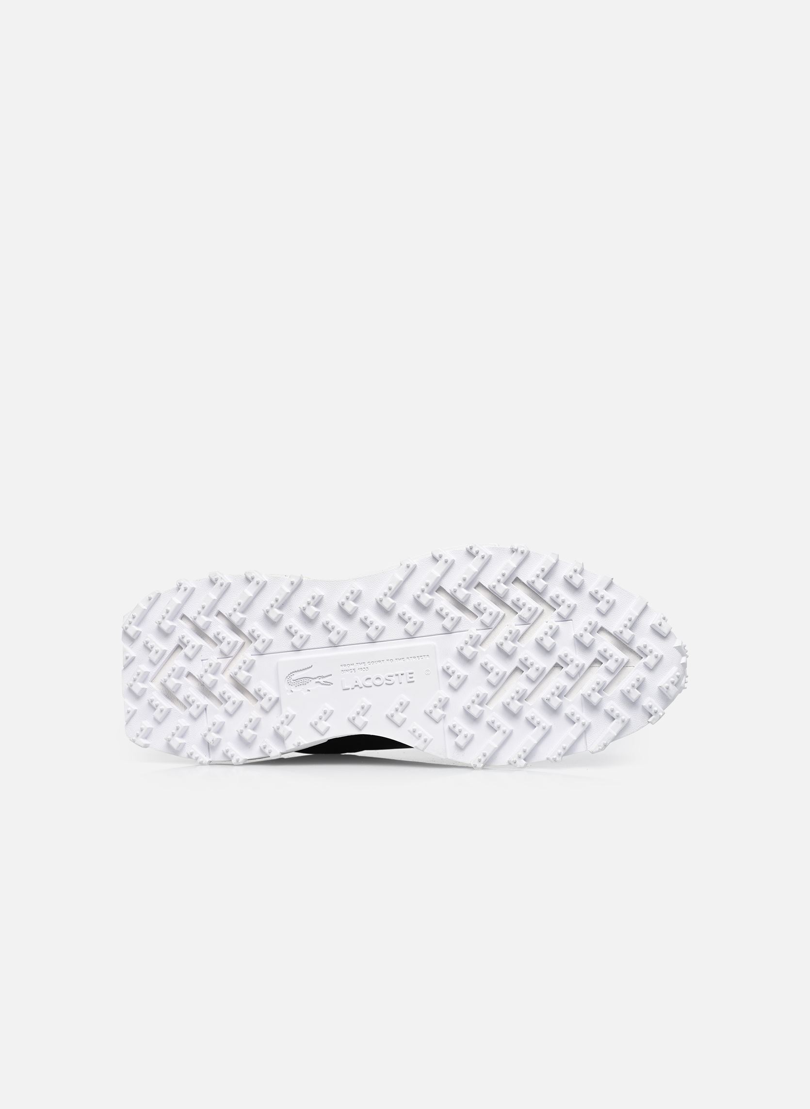 Hardloopschoenen ELITE ACTIVE LEATHER heren zwart Lacoste Hardloopschoenen ELITE ACTIVE LEATHER heren zwart BLK/WHT