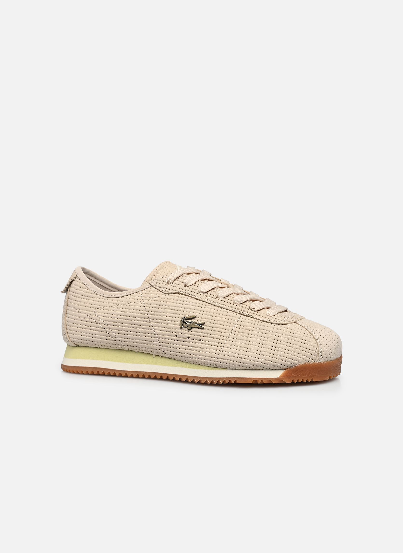 Sneaker CLUB LOW W damen beige Lacoste Sneaker CLUB LOW W damen beige Off Wht/Gum