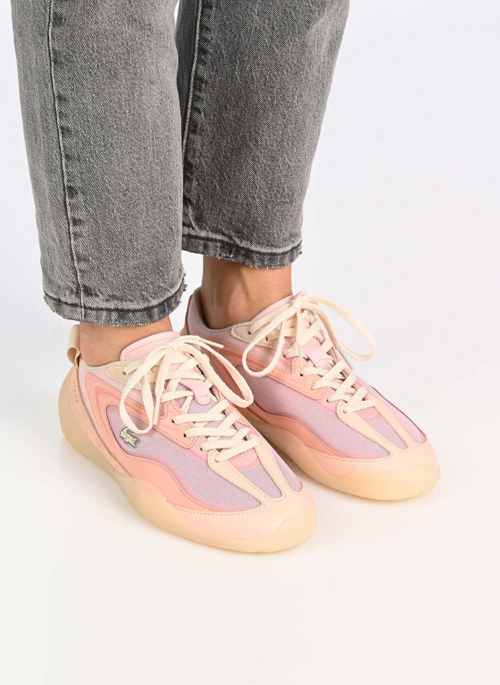 Sneaker SIDE LOW damen rosa Lacoste Sneaker SIDE LOW damen rosa LT PNK/OFF WHT