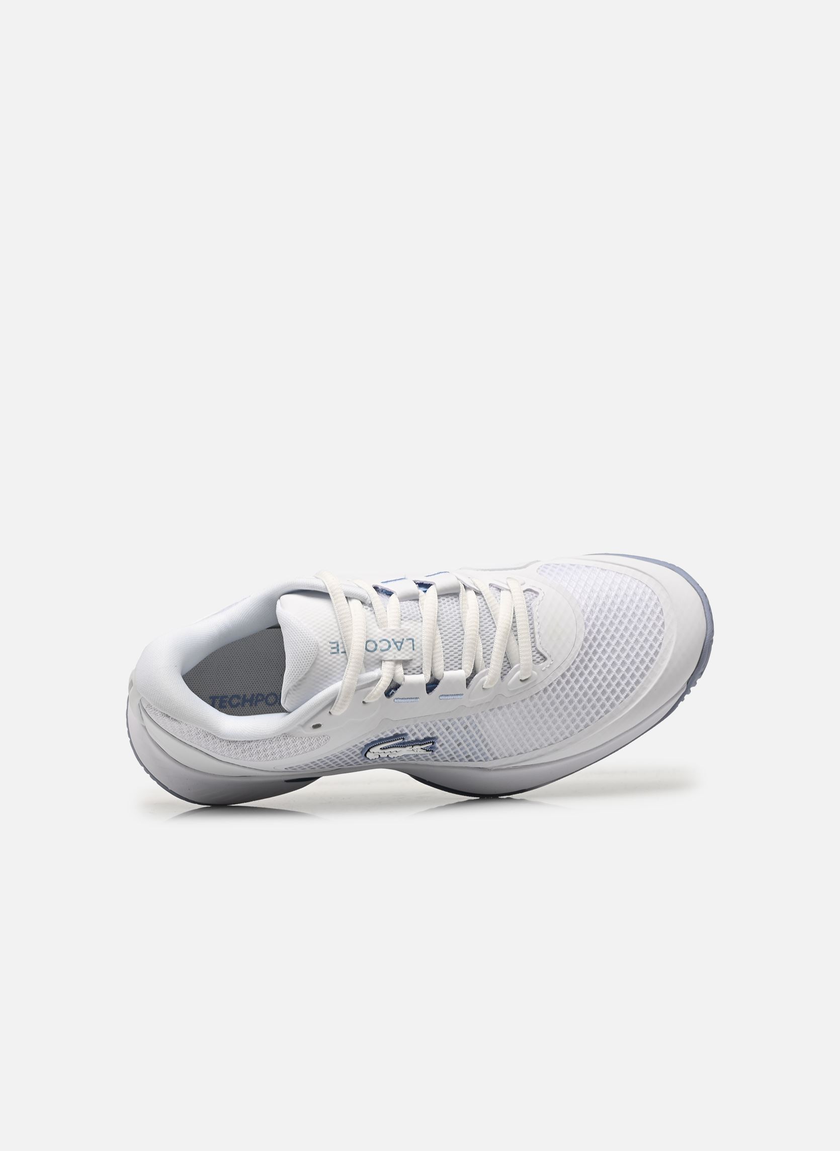 Chaussures de sport TECH POINT W femme blanc Lacoste Chaussures de sport TECH POINT W femme blanc WHT/LT BLU