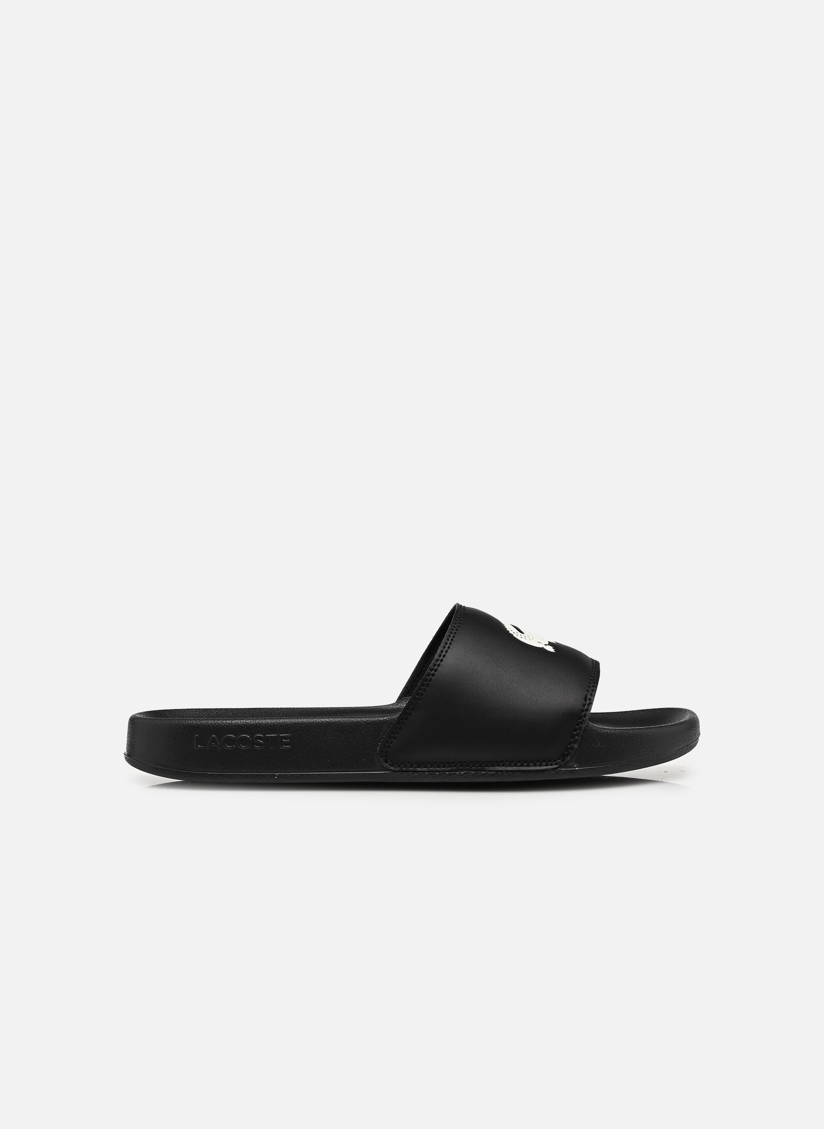 Sandales de bain SERVE SLIDE 0.0 M homme noir Lacoste Sandales de bain SERVE SLIDE 0.0 M homme noir BLKWHT