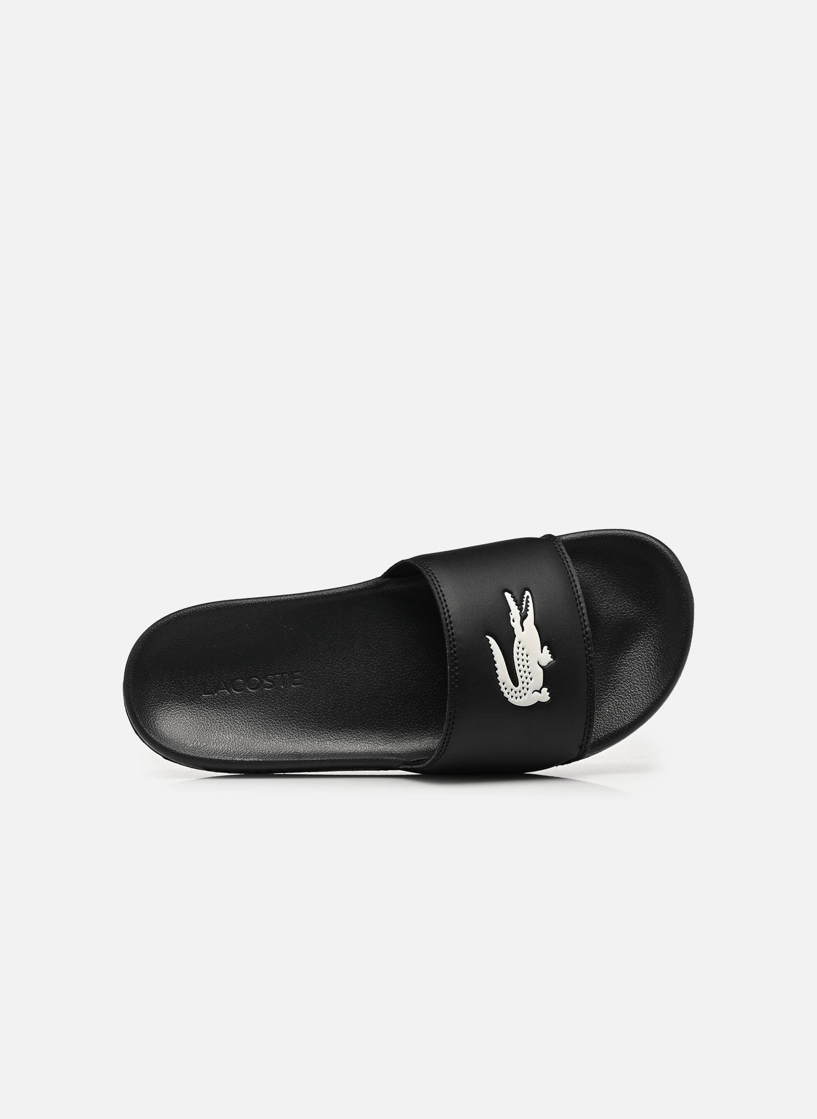Sandales de bain SERVE SLIDE 0.0 M homme noir Lacoste Sandales de bain SERVE SLIDE 0.0 M homme noir BLKWHT