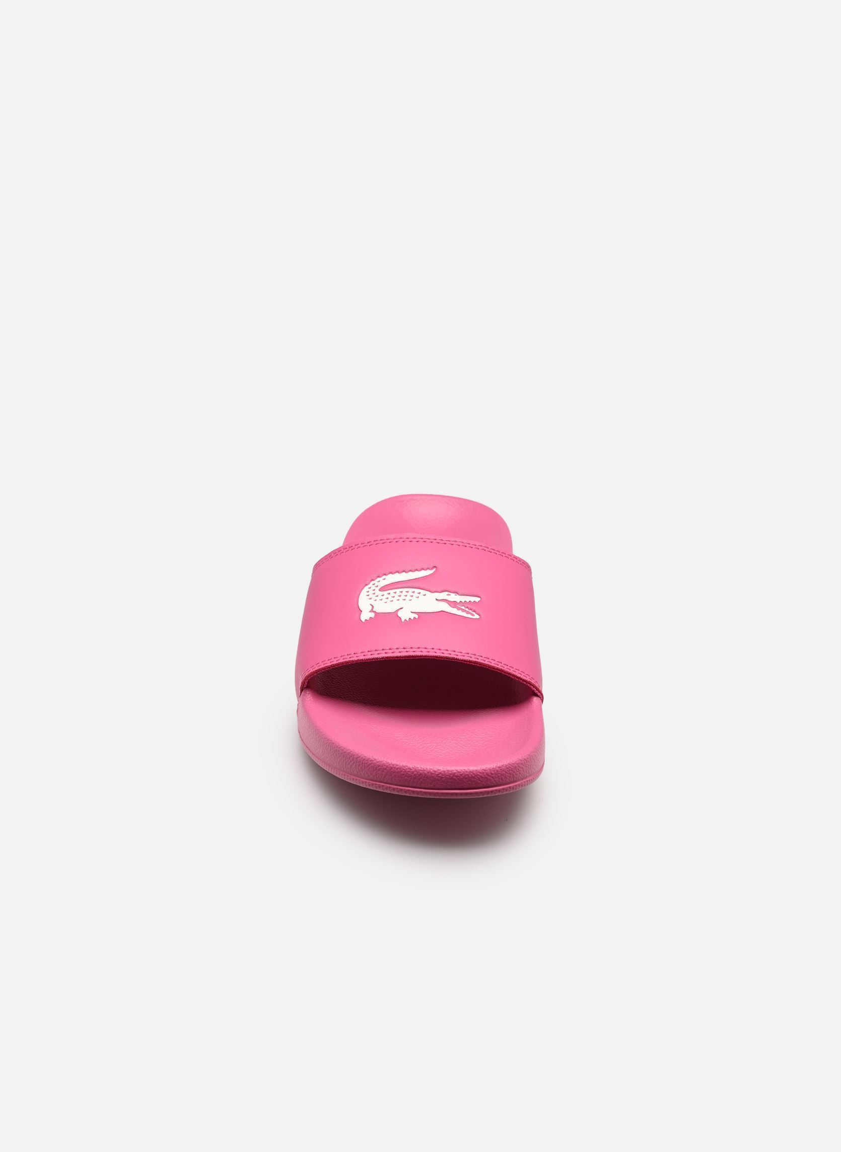 Pantoletten und Clogs SERVE SLIDE 0.0 W damen rosa Lacoste Pantoletten und Clogs SERVE SLIDE 0.0 W damen rosa PNK/WHT