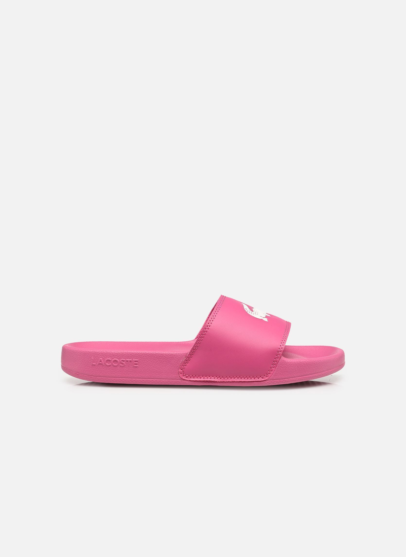 Pantoletten und Clogs SERVE SLIDE 0.0 W damen rosa Lacoste Pantoletten und Clogs SERVE SLIDE 0.0 W damen rosa PNK/WHT