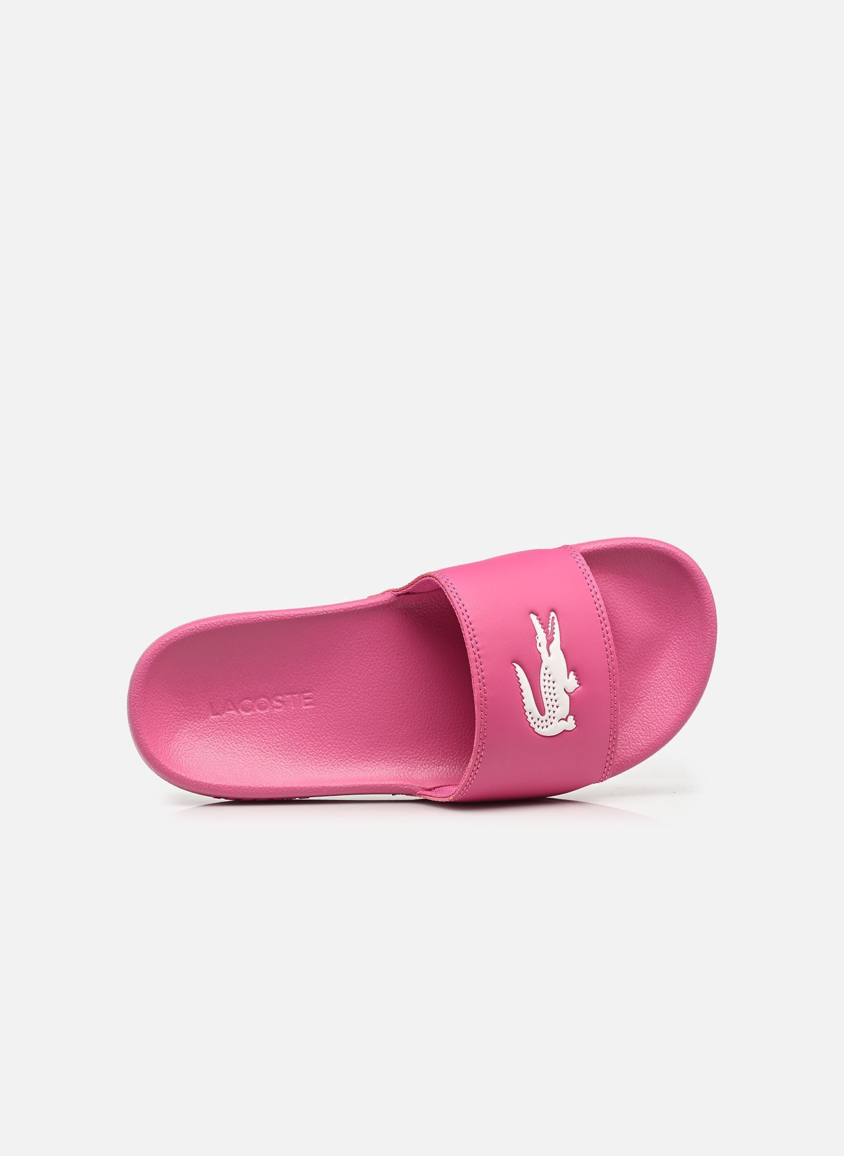 Pantoletten und Clogs SERVE SLIDE 0.0 W damen rosa Lacoste Pantoletten und Clogs SERVE SLIDE 0.0 W damen rosa PNK/WHT