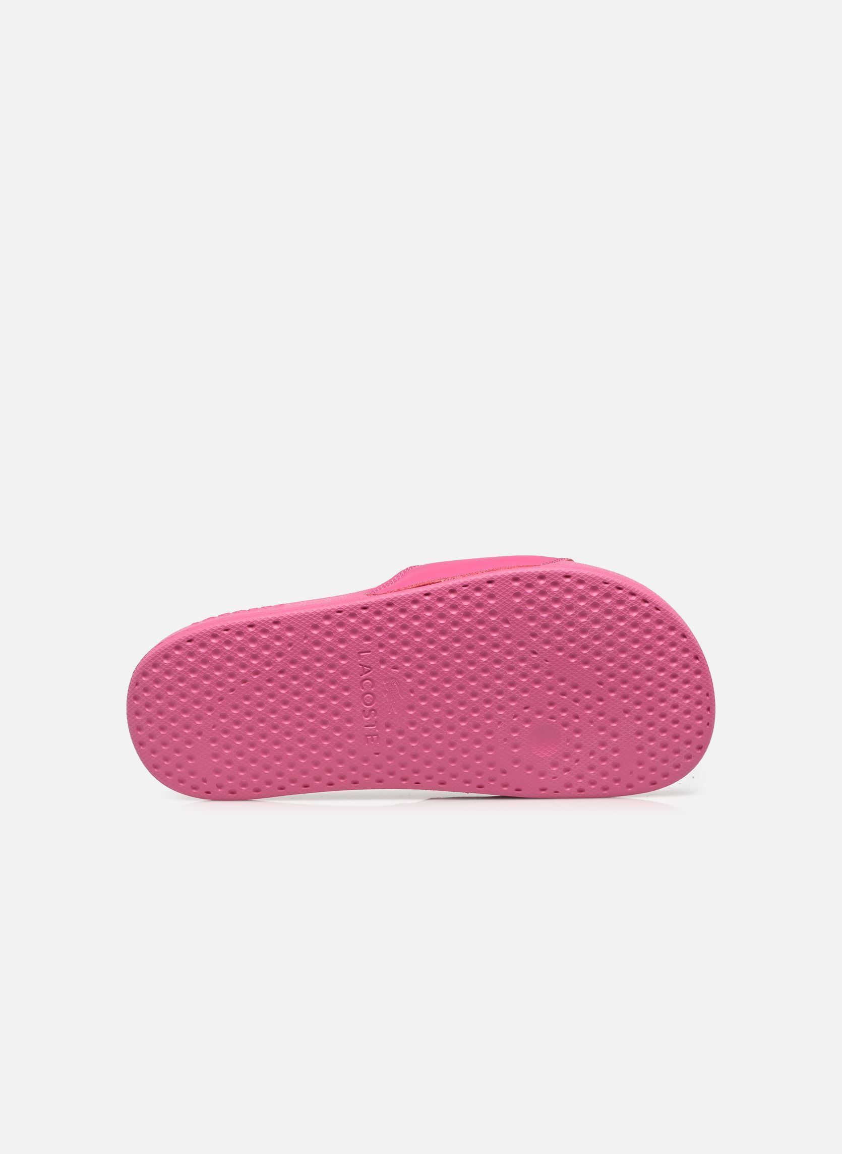 Pantoletten und Clogs SERVE SLIDE 0.0 W damen rosa Lacoste Pantoletten und Clogs SERVE SLIDE 0.0 W damen rosa PNK/WHT