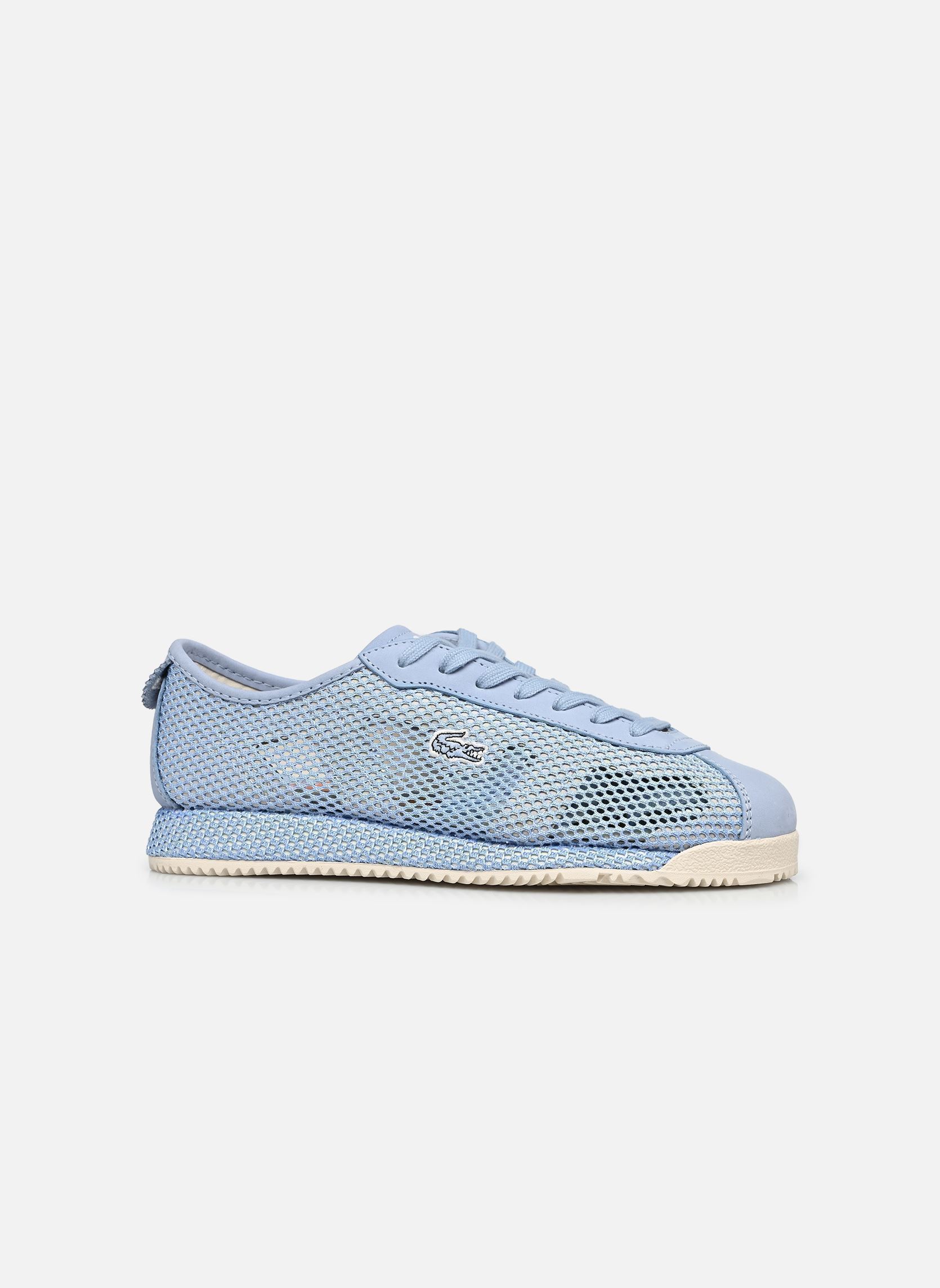 Niedrige Sneaker CLUB LOW TRANSPARENT damen blau Lacoste Niedrige Sneaker CLUB LOW TRANSPARENT damen blau LT BLU/OFF WHT