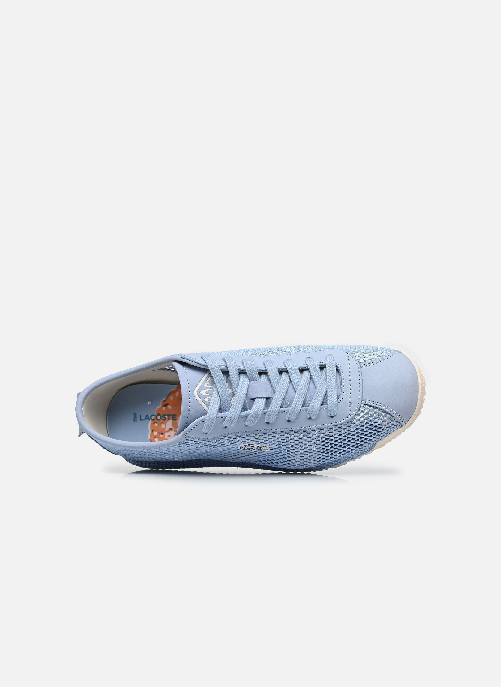 Niedrige Sneaker CLUB LOW TRANSPARENT damen blau Lacoste Niedrige Sneaker CLUB LOW TRANSPARENT damen blau LT BLU/OFF WHT