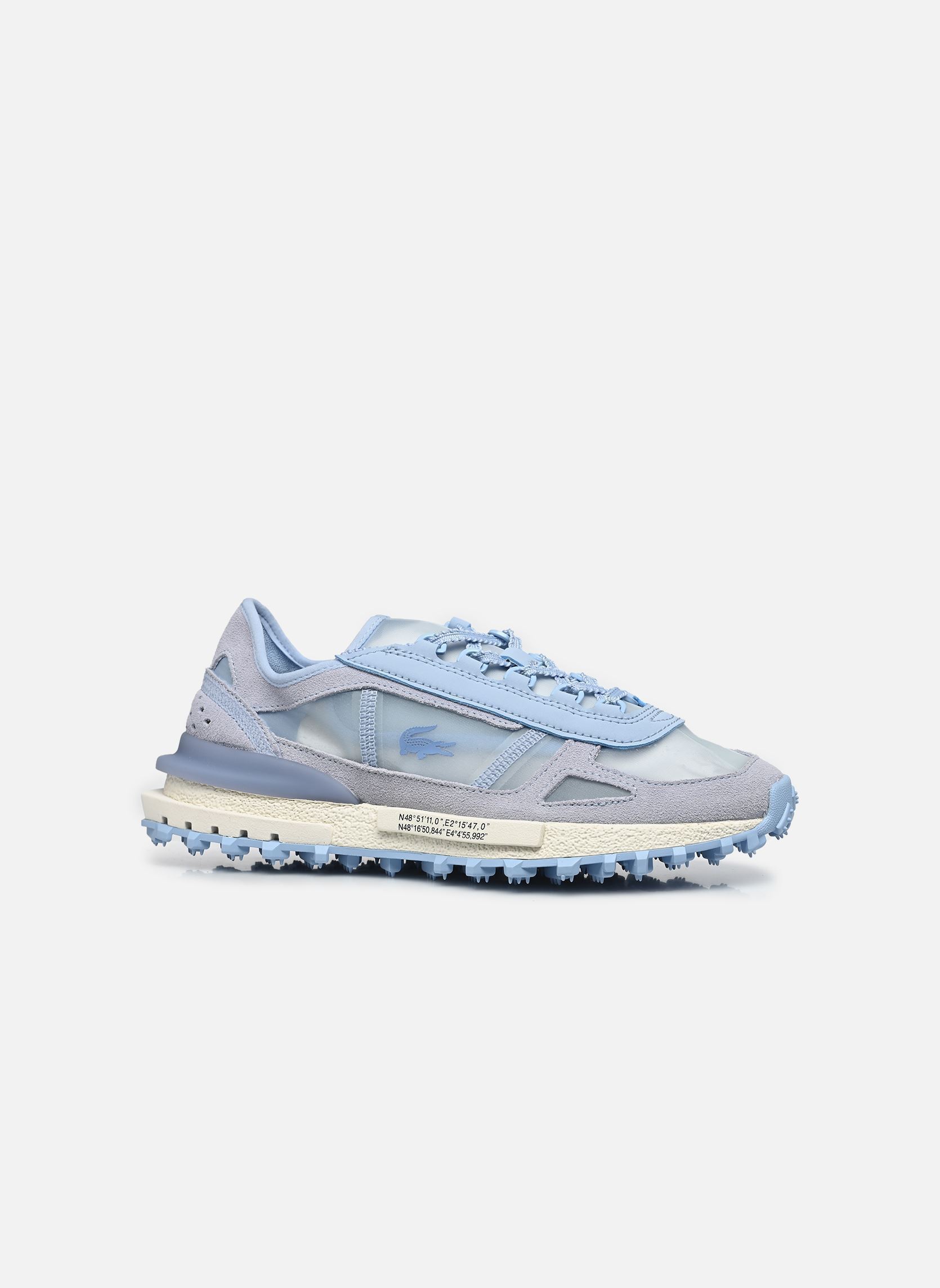 Baskets basses ELITE ACTIVE TRANSPARENT femme bleu Lacoste Baskets basses ELITE ACTIVE TRANSPARENT femme bleu LT BLU/OFF WHT