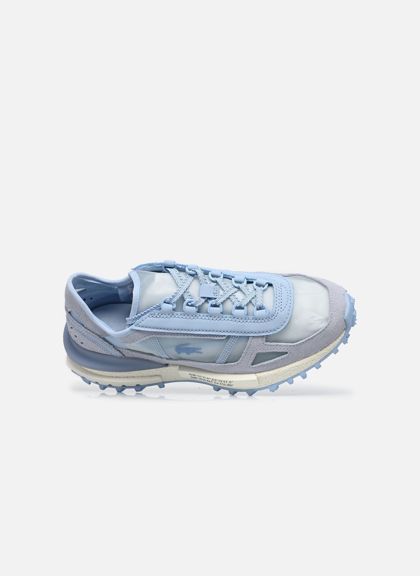Baskets basses ELITE ACTIVE TRANSPARENT femme bleu Lacoste Baskets basses ELITE ACTIVE TRANSPARENT femme bleu LT BLU/OFF WHT