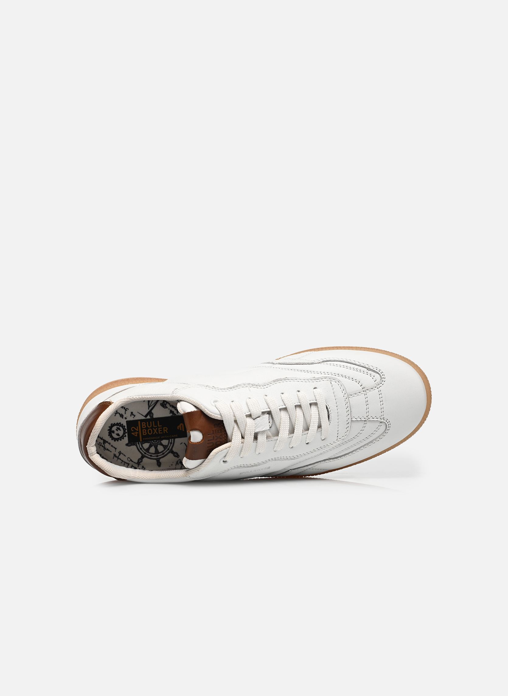 Lage sneakers JOSTE heren wit Bullboxer Lage sneakers JOSTE heren wit White