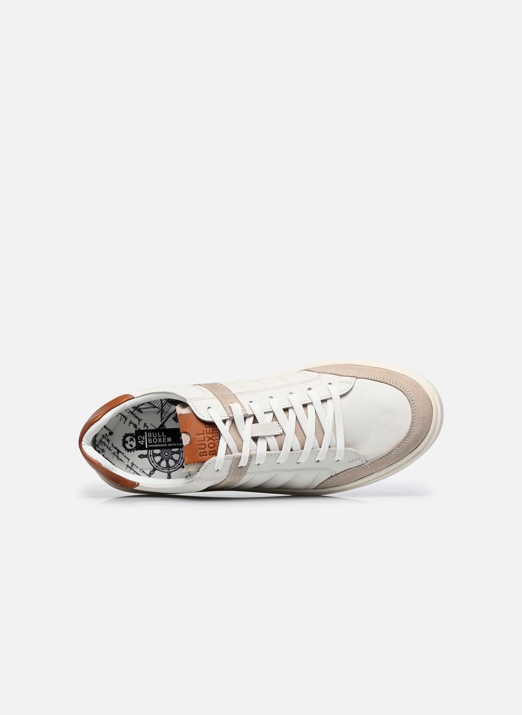Lage sneakers JAVOU heren wit Bullboxer Lage sneakers JAVOU heren wit White