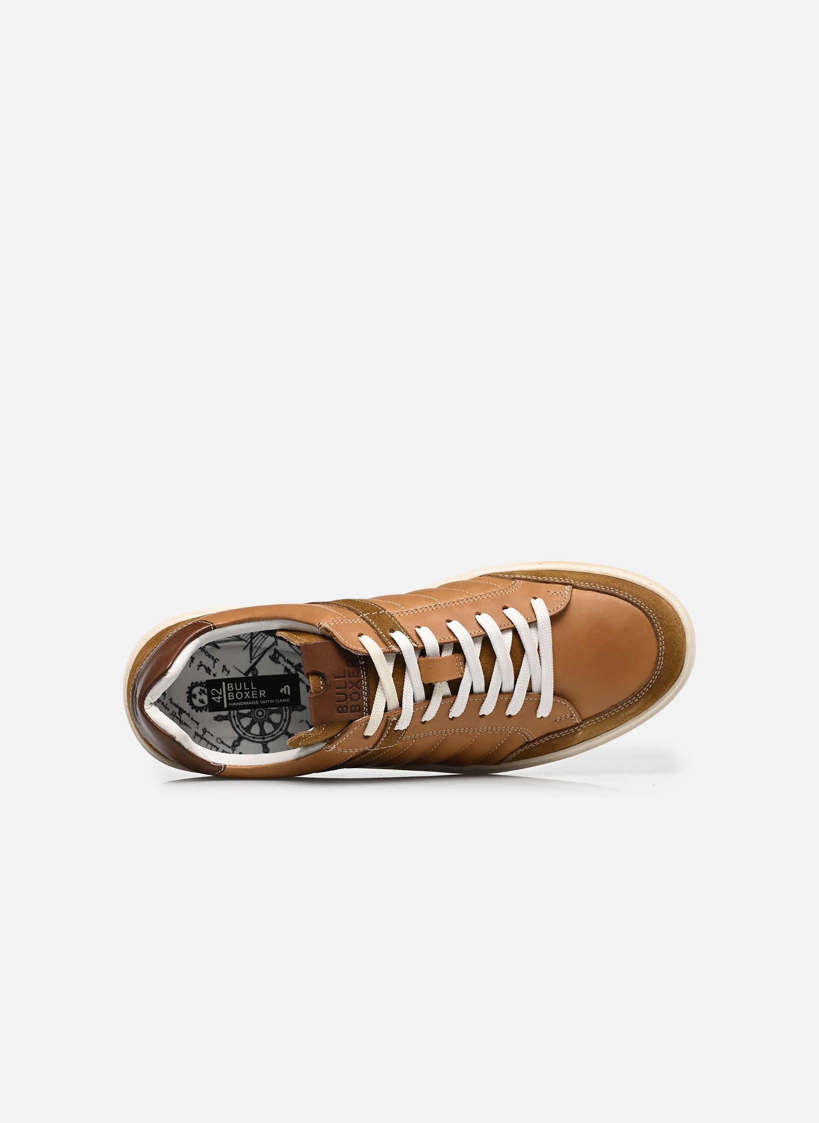 Niedrige Sneaker JAVOU herren braun Bullboxer Niedrige Sneaker JAVOU herren braun Cognac