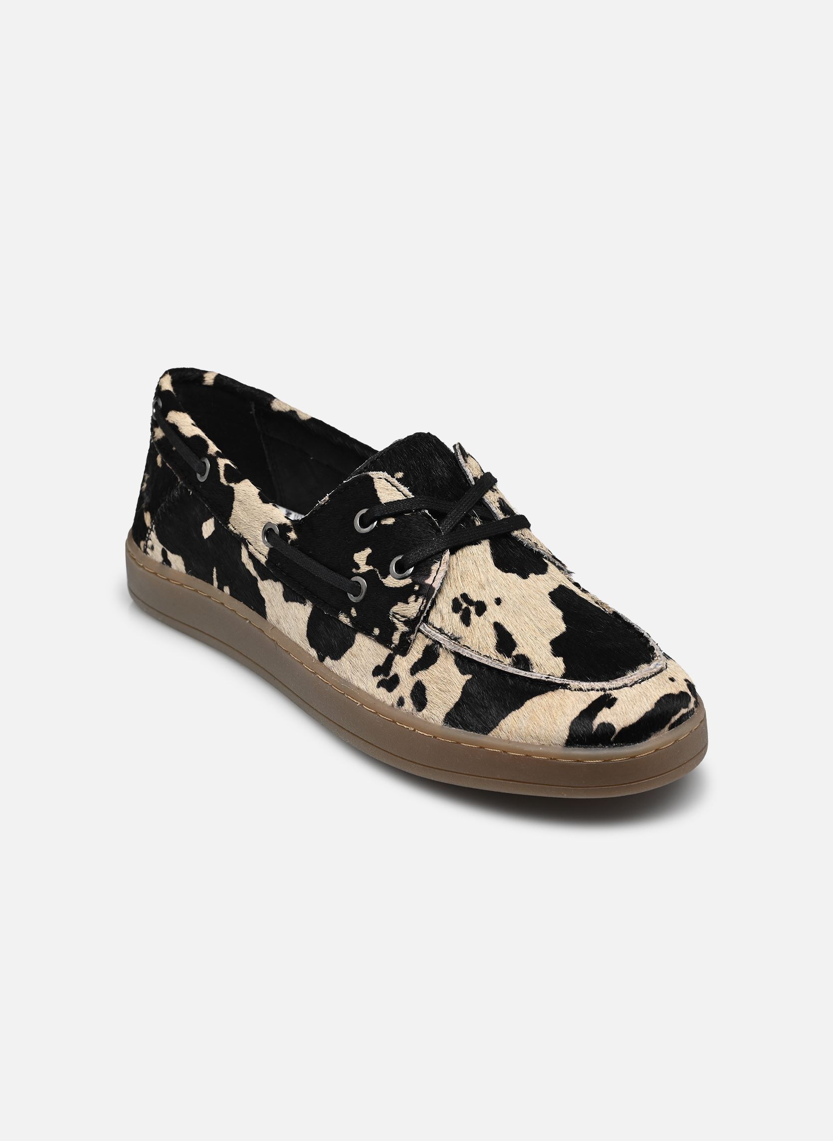 Chaussures bateaux PRINT femme noir Bullboxer Chaussures bateaux PRINT femme noir Cow