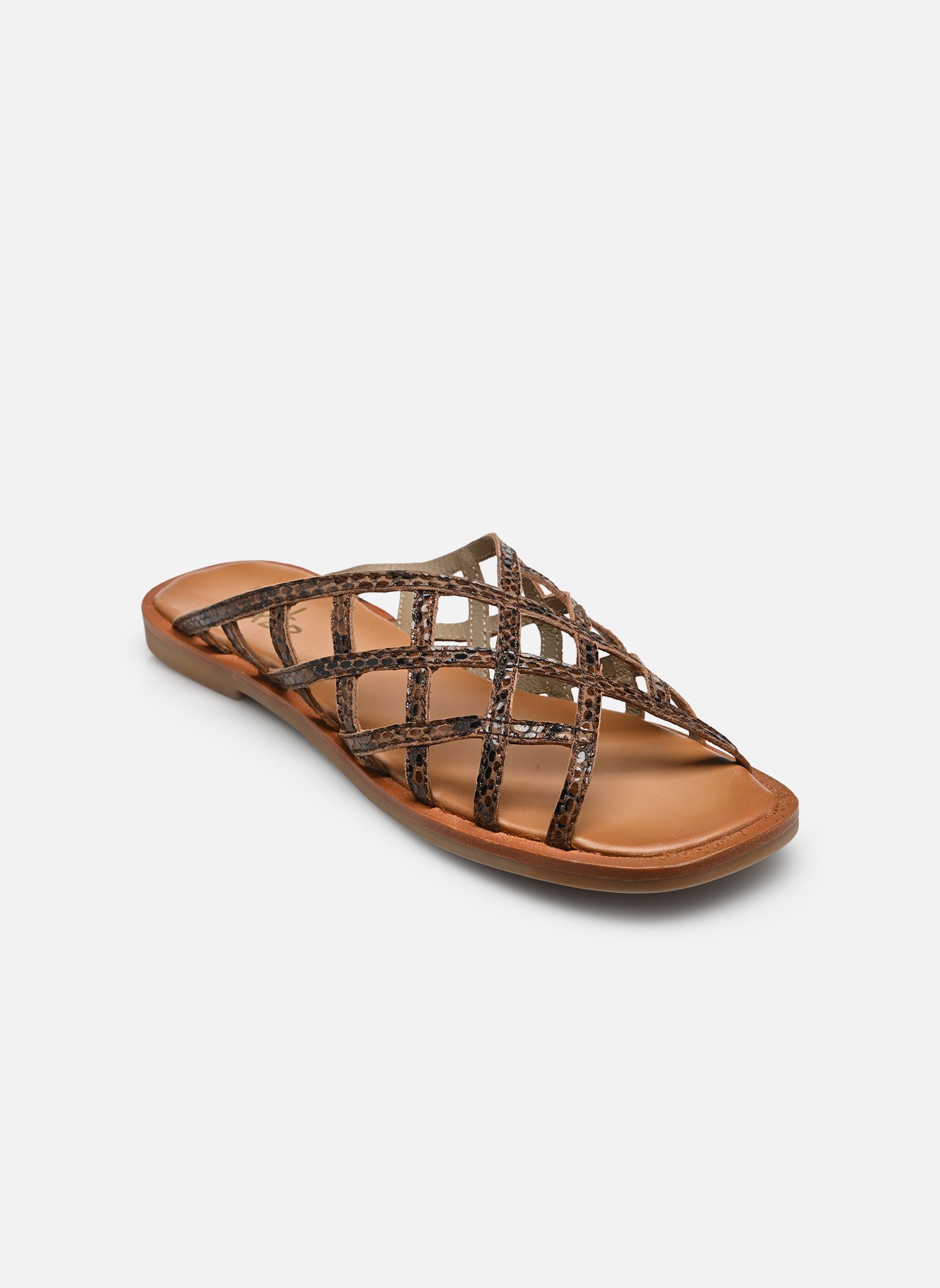 Muilen PLAGE dames bruin Bullboxer Muilen PLAGE dames bruin Brown