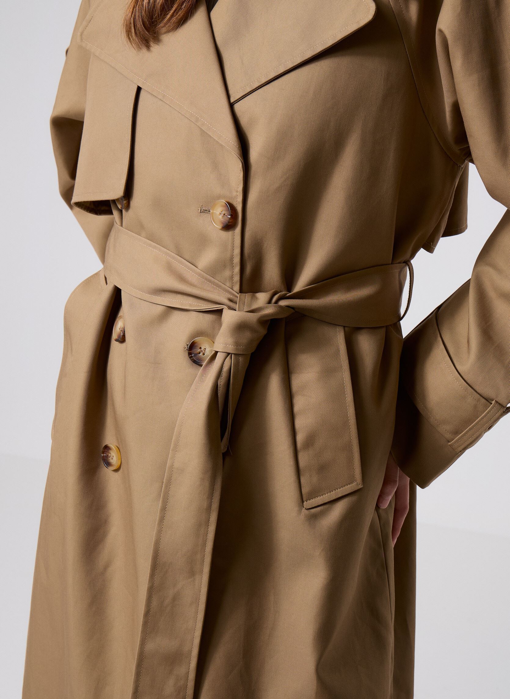 Trenchcoats Enzo - Trench dames bruin Suncoo Trenchcoats Enzo - Trench dames bruin Camel