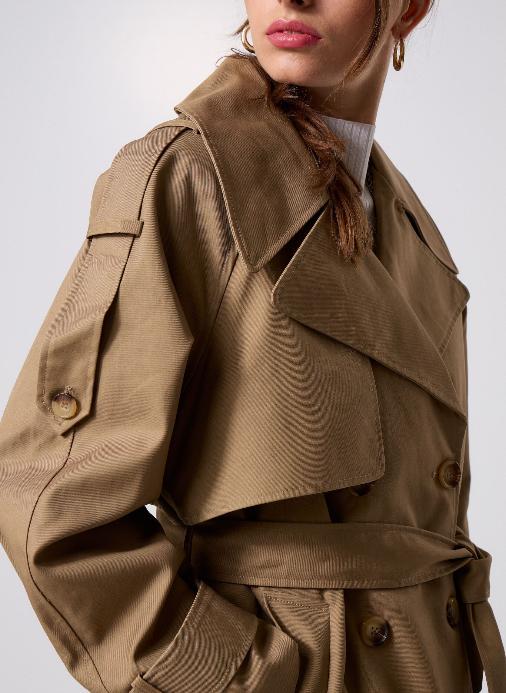 Trenchcoats Enzo - Trench dames bruin Suncoo Trenchcoats Enzo - Trench dames bruin Camel