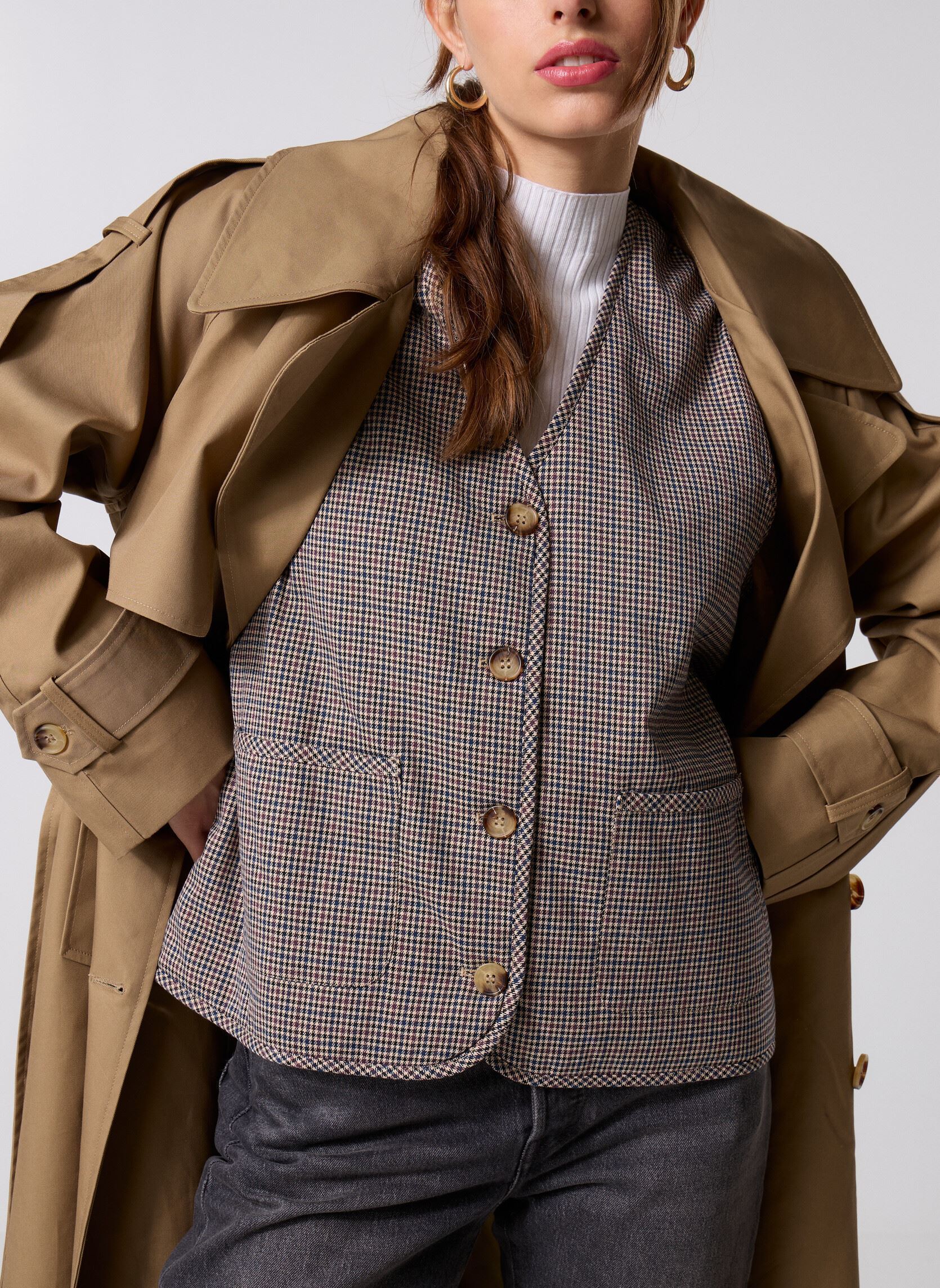 Trenchcoats Enzo - Trench dames bruin Suncoo Trenchcoats Enzo - Trench dames bruin Camel