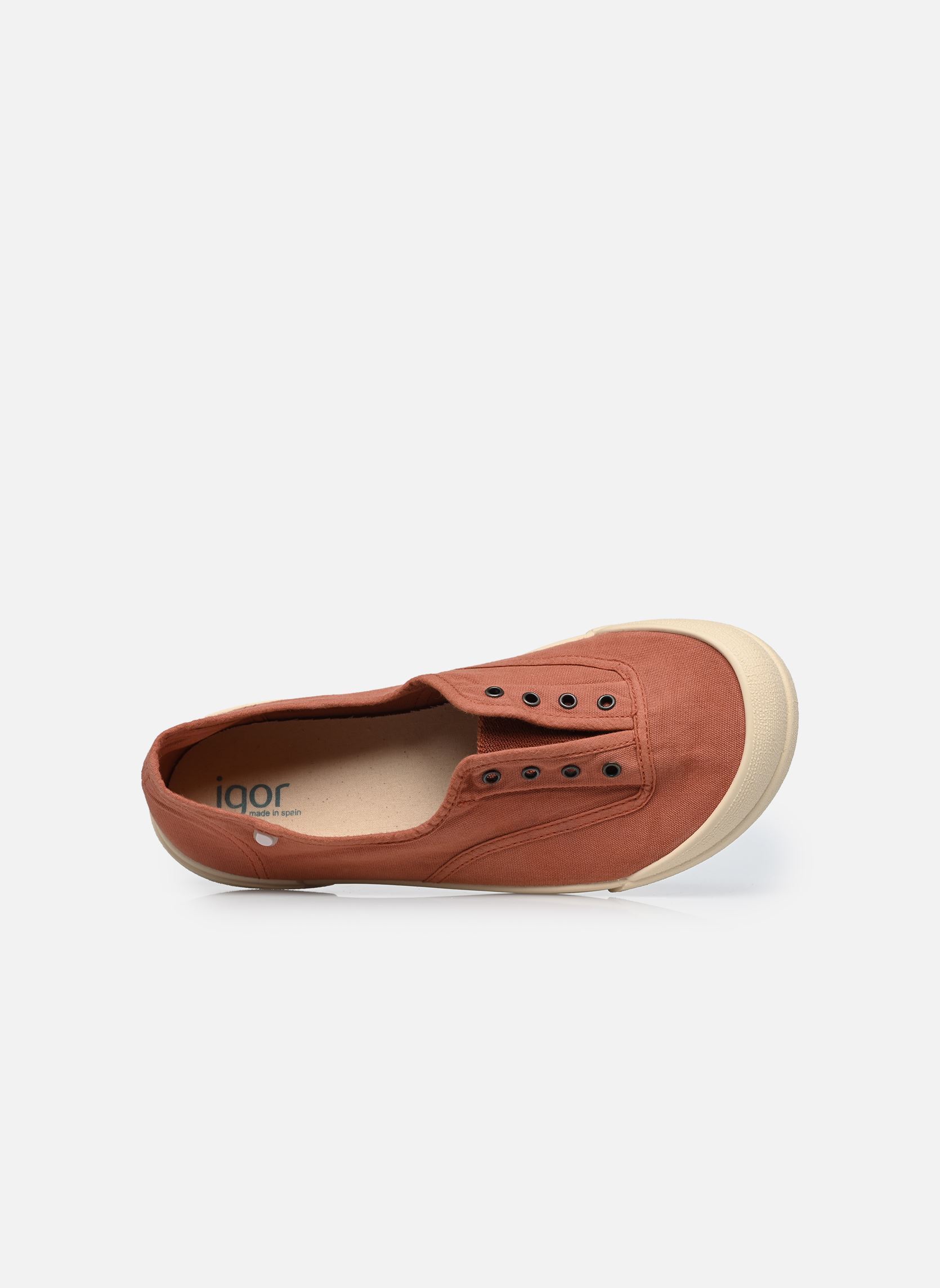 Leinen-Sneaker Lona 5.1 damen orange Igor Leinen-Sneaker Lona 5.1 damen orange terracota