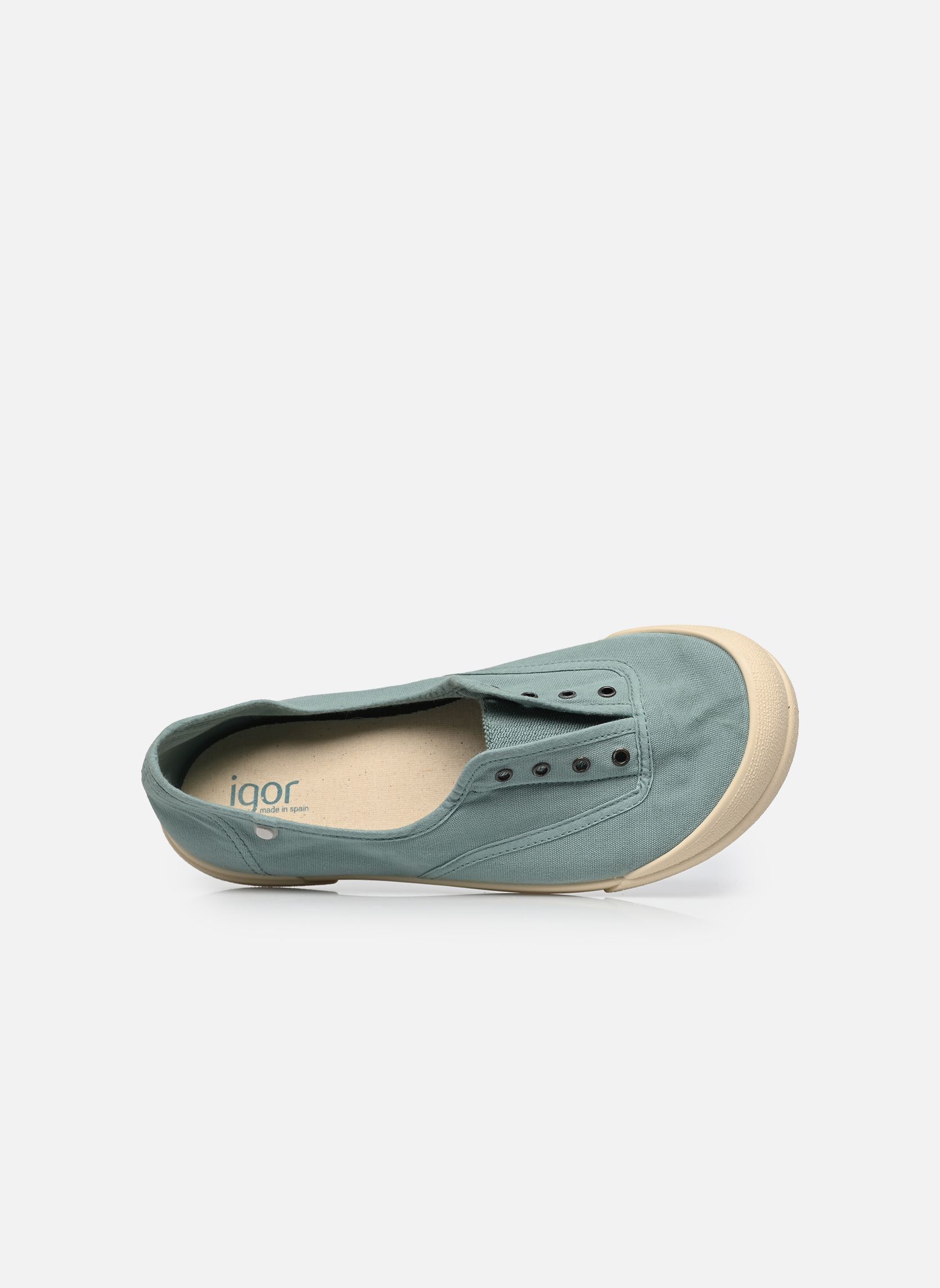 Leinen-Sneaker Lona 5.1 damen grün Igor Leinen-Sneaker Lona 5.1 damen grün Nuevo Matcha