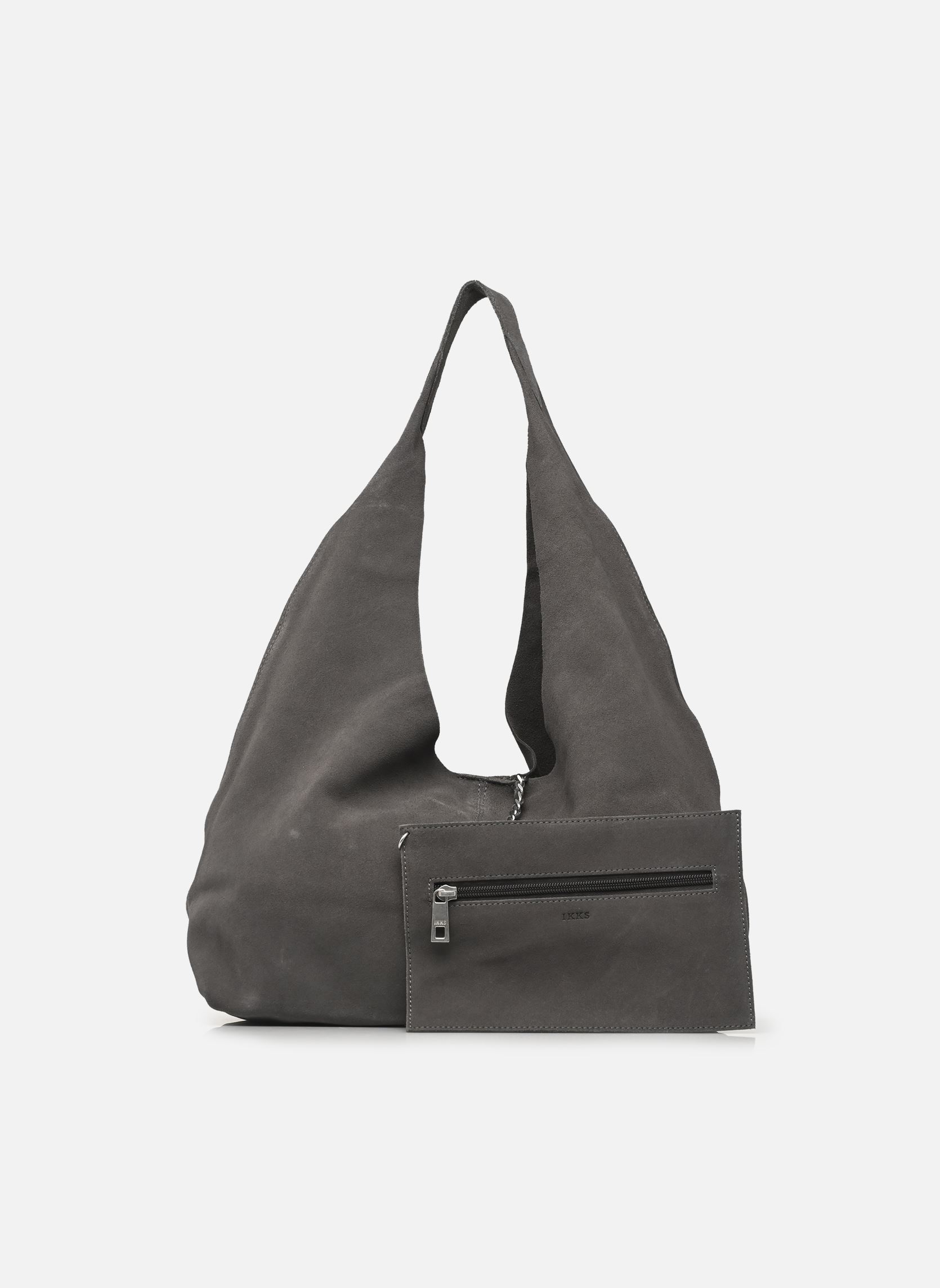 Schoudertassen SEASONAL - B295439 dames grijs IKKS Women Schoudertassen SEASONAL - B295439 dames grijs 29-Gris anthracite
