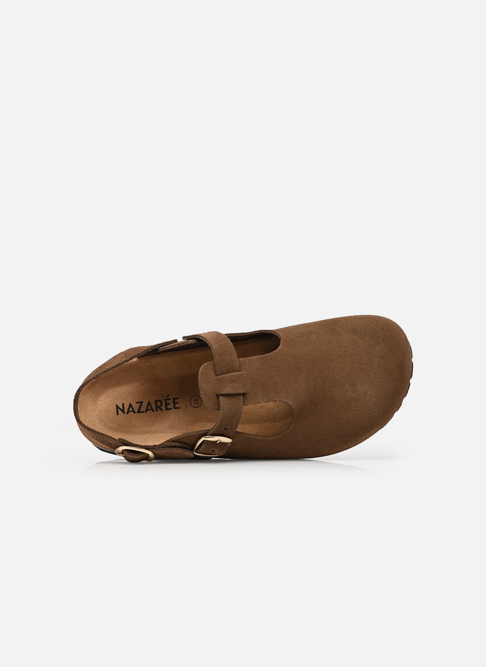 Sandales plates GISELE femme marron Nazarée Footcare Sandales plates GISELE femme marron marron