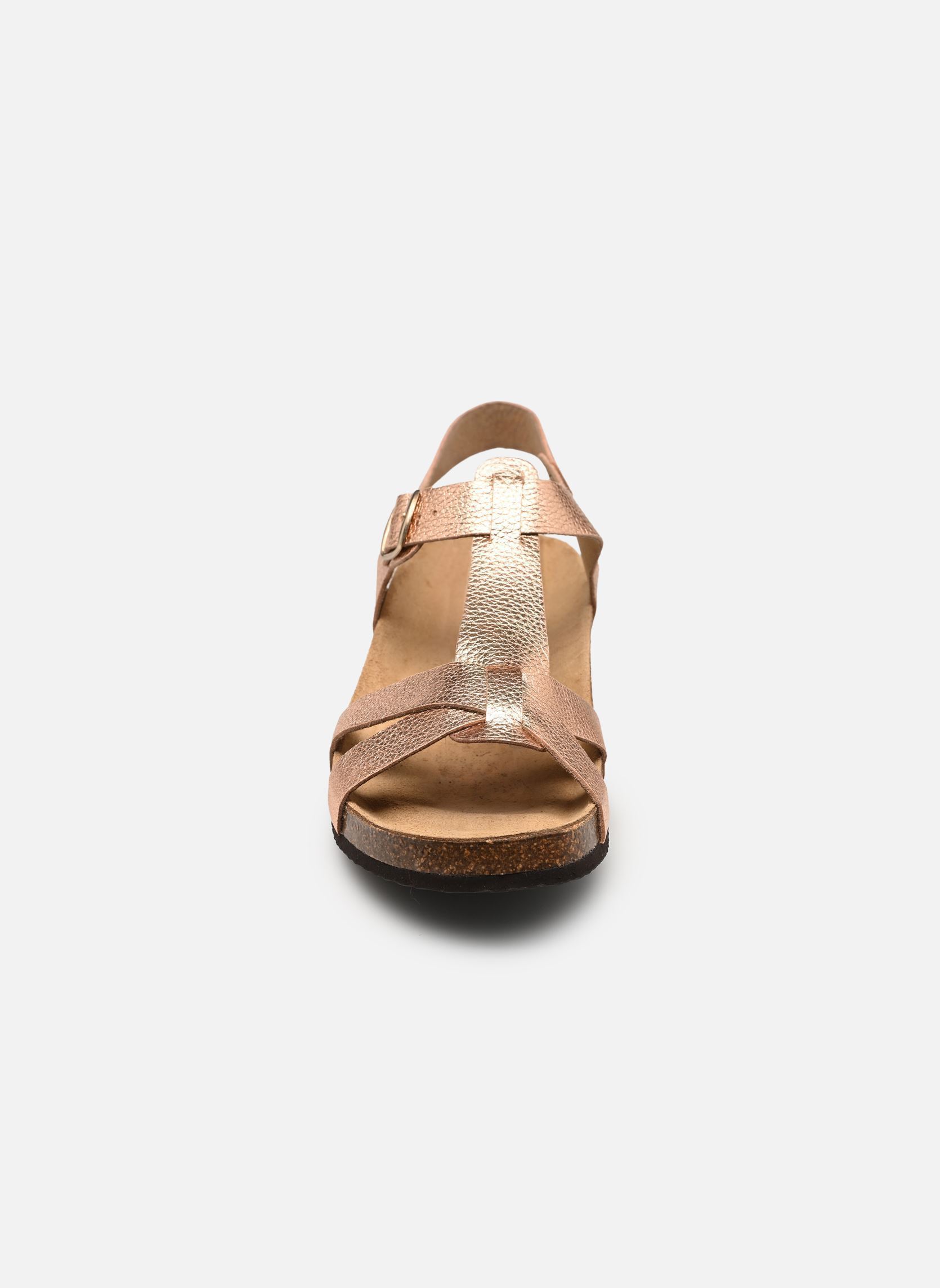 Keil- und Plateausandalen TEODORA damen silber Nazarée Footcare Keil- und Plateausandalen TEODORA damen silber Or Rose