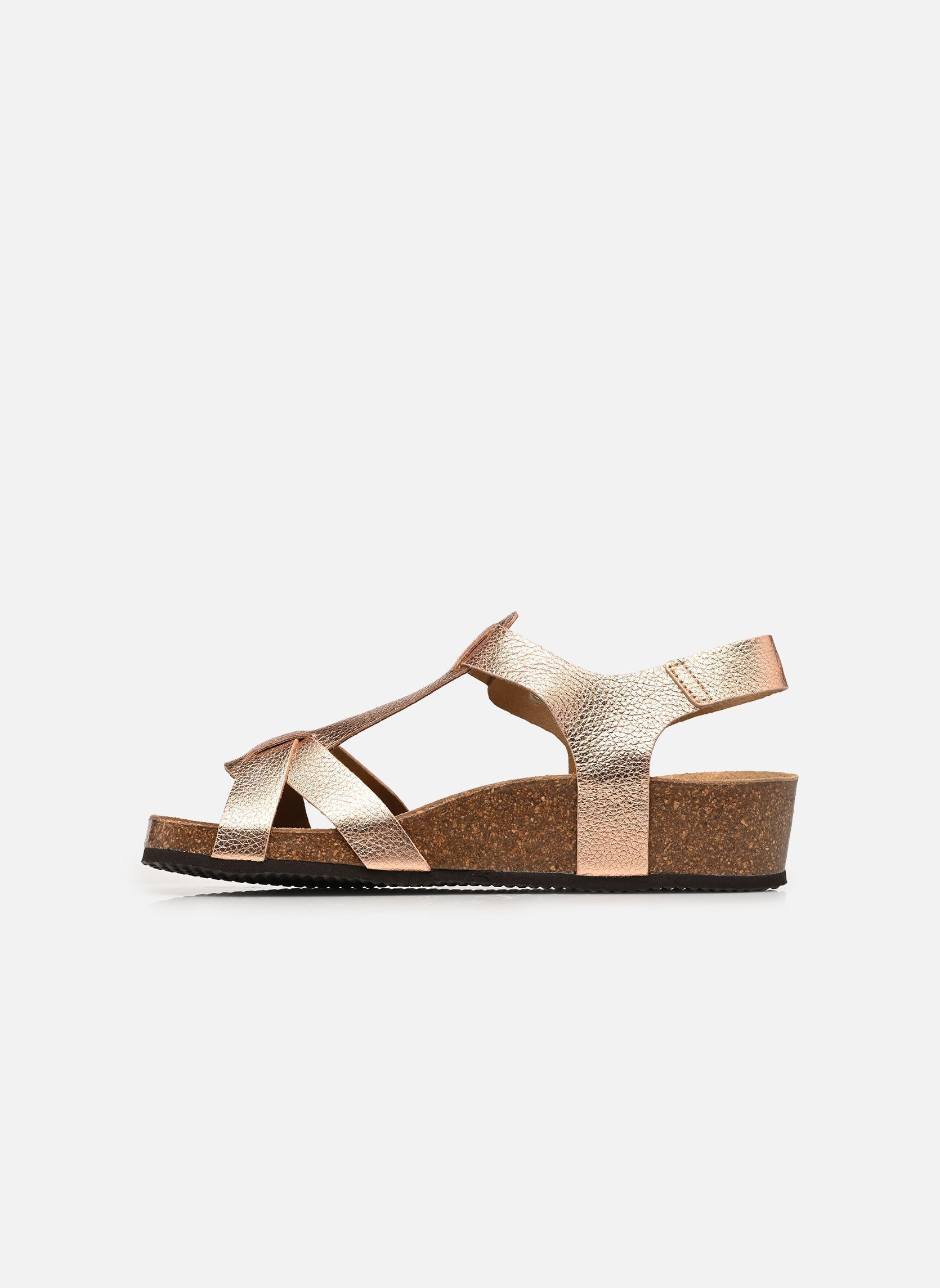 Keil- und Plateausandalen TEODORA damen silber Nazarée Footcare Keil- und Plateausandalen TEODORA damen silber Or Rose