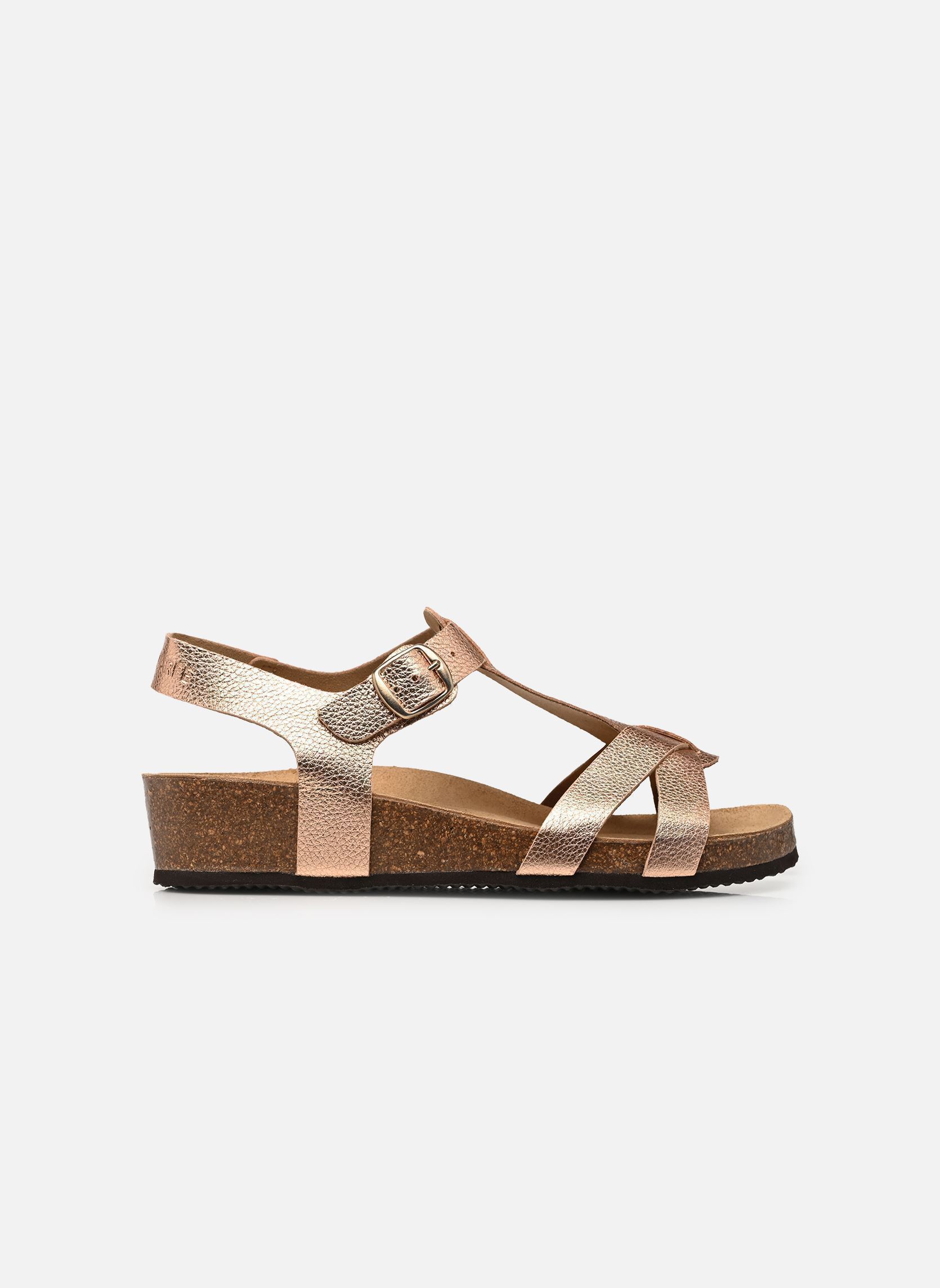 Keil- und Plateausandalen TEODORA damen silber Nazarée Footcare Keil- und Plateausandalen TEODORA damen silber Or Rose