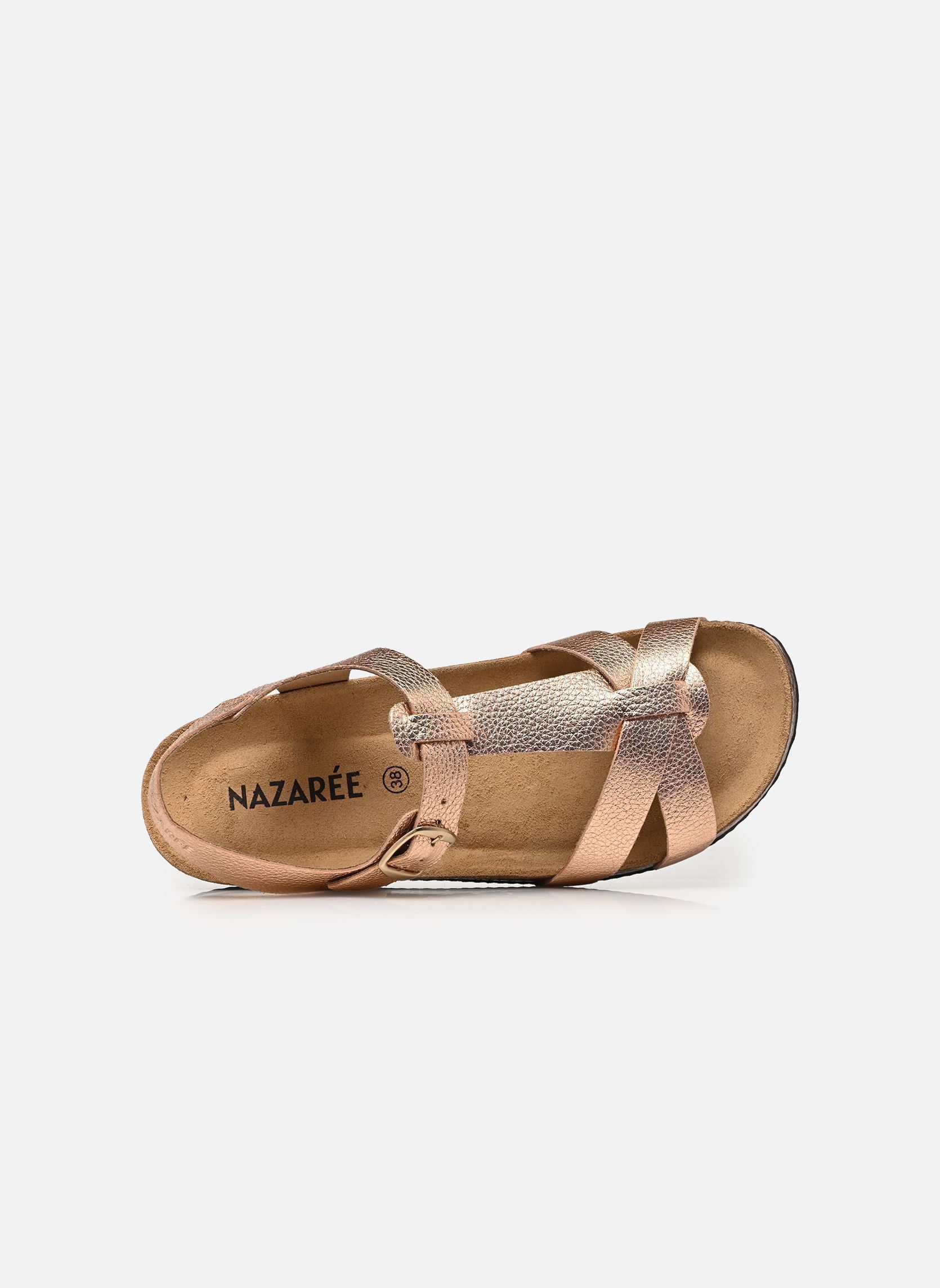 Keil- und Plateausandalen TEODORA damen silber Nazarée Footcare Keil- und Plateausandalen TEODORA damen silber Or Rose