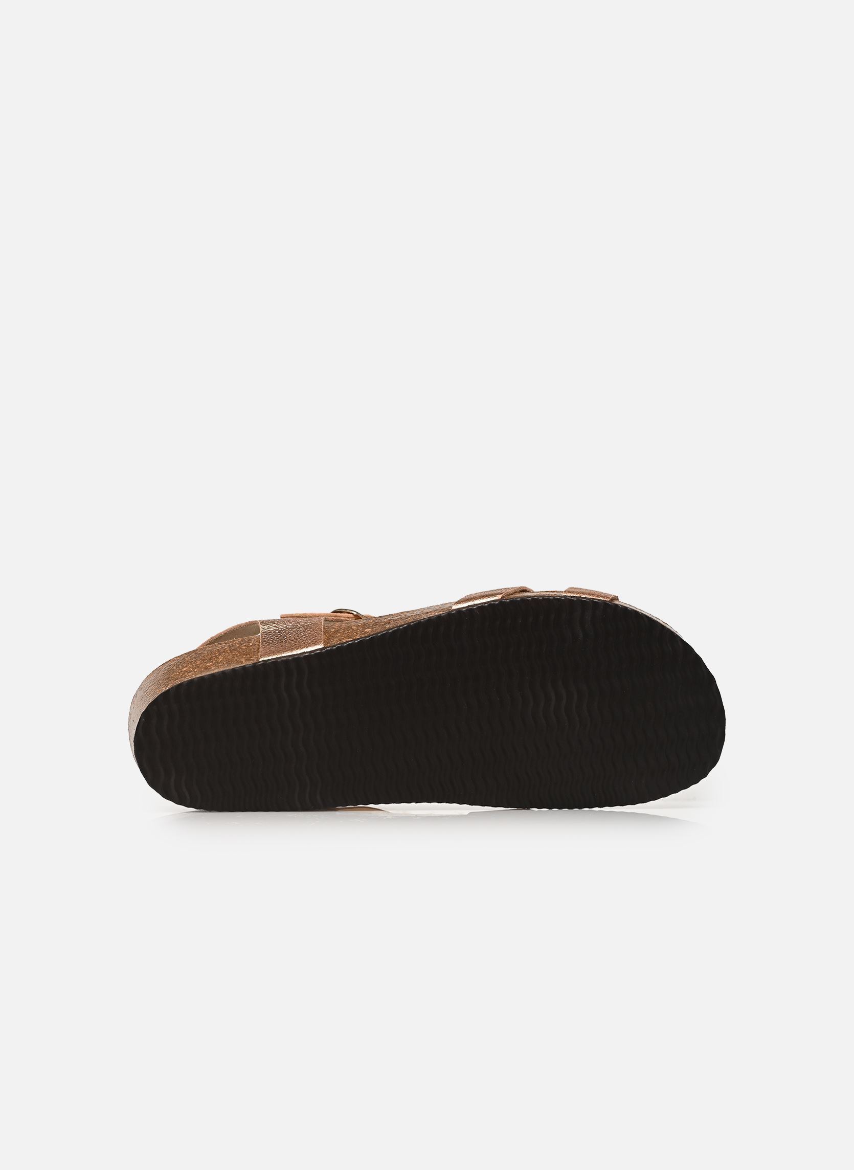 Keil- und Plateausandalen TEODORA damen silber Nazarée Footcare Keil- und Plateausandalen TEODORA damen silber Or Rose