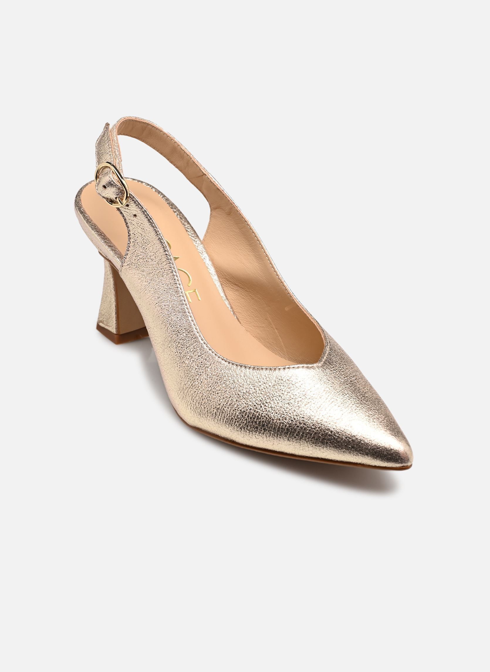 Slingback pumps DAFFIE dames goud en brons Bocage Slingback pumps DAFFIE dames goud en brons Dore