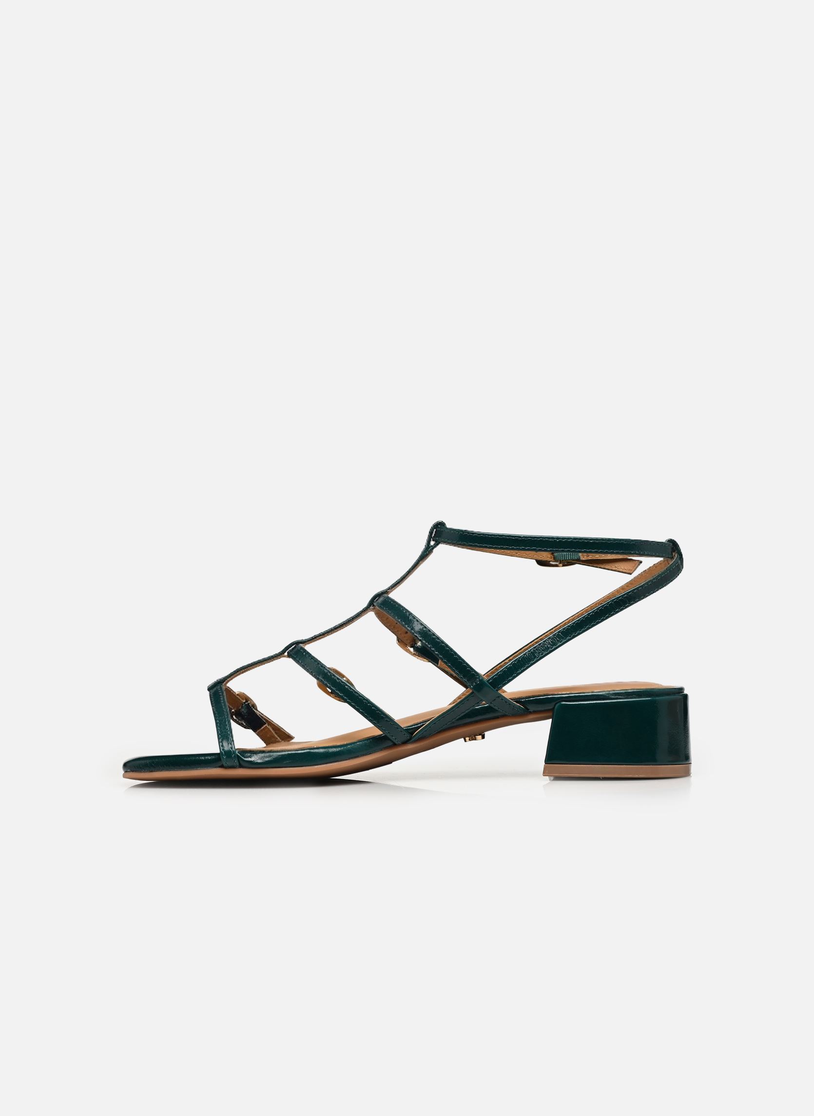 Flache Sandalen NOEMIE damen grün Bocage Flache Sandalen NOEMIE damen grün Bleu