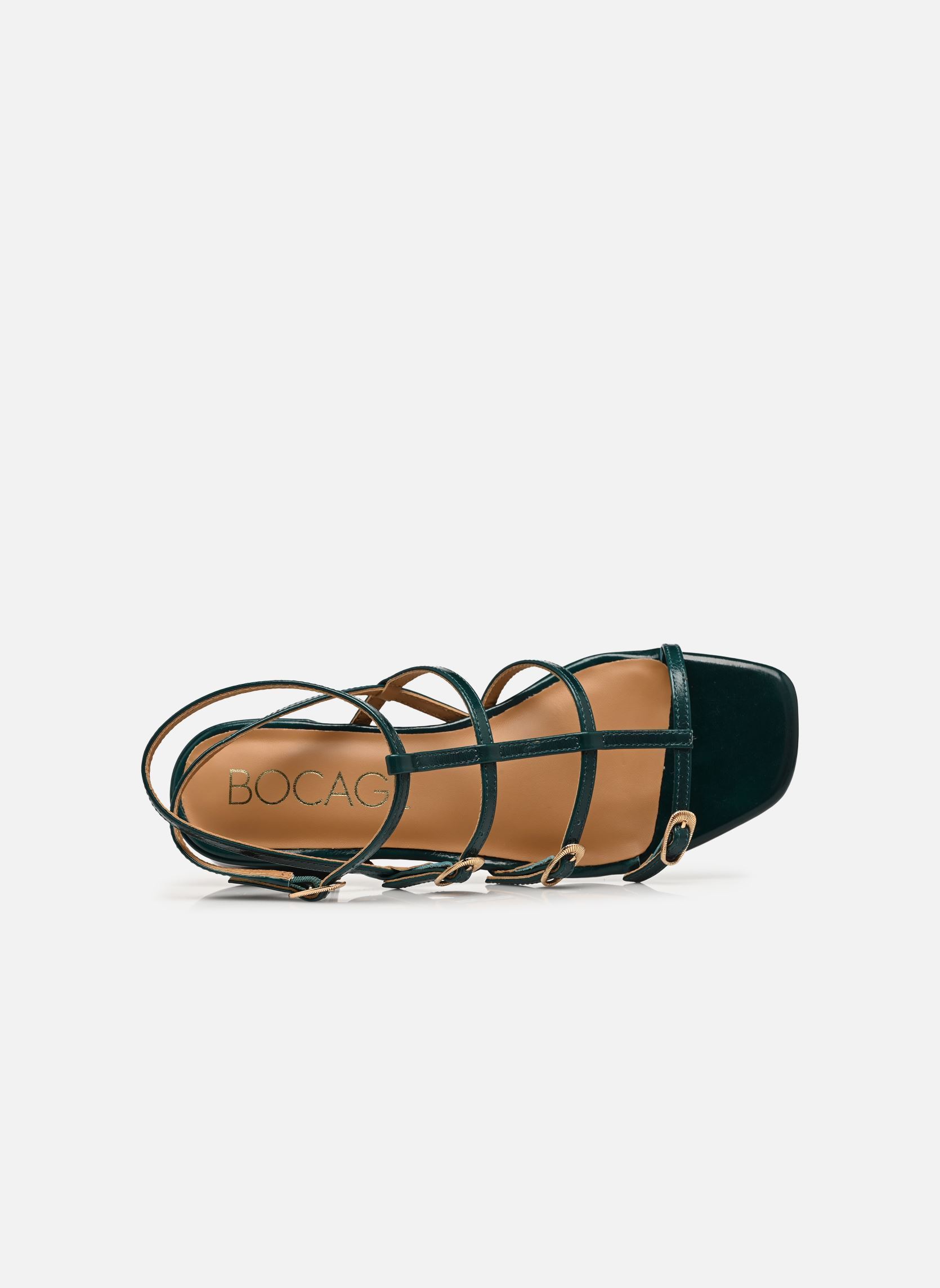 Flache Sandalen NOEMIE damen grün Bocage Flache Sandalen NOEMIE damen grün Bleu