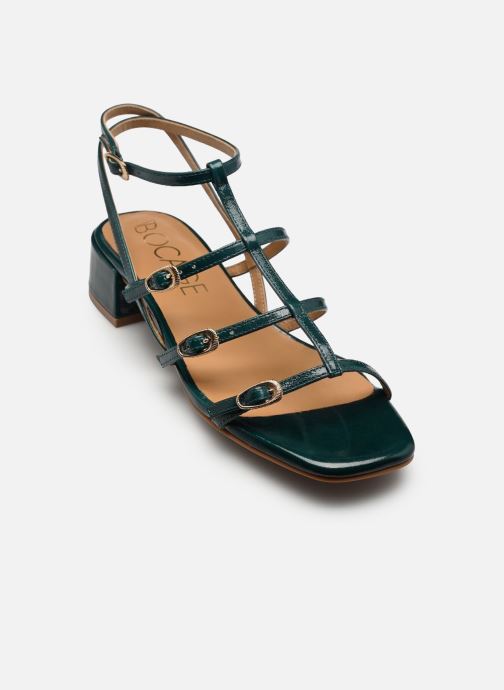 Bocage Sandales plates NOEMIE femme vert