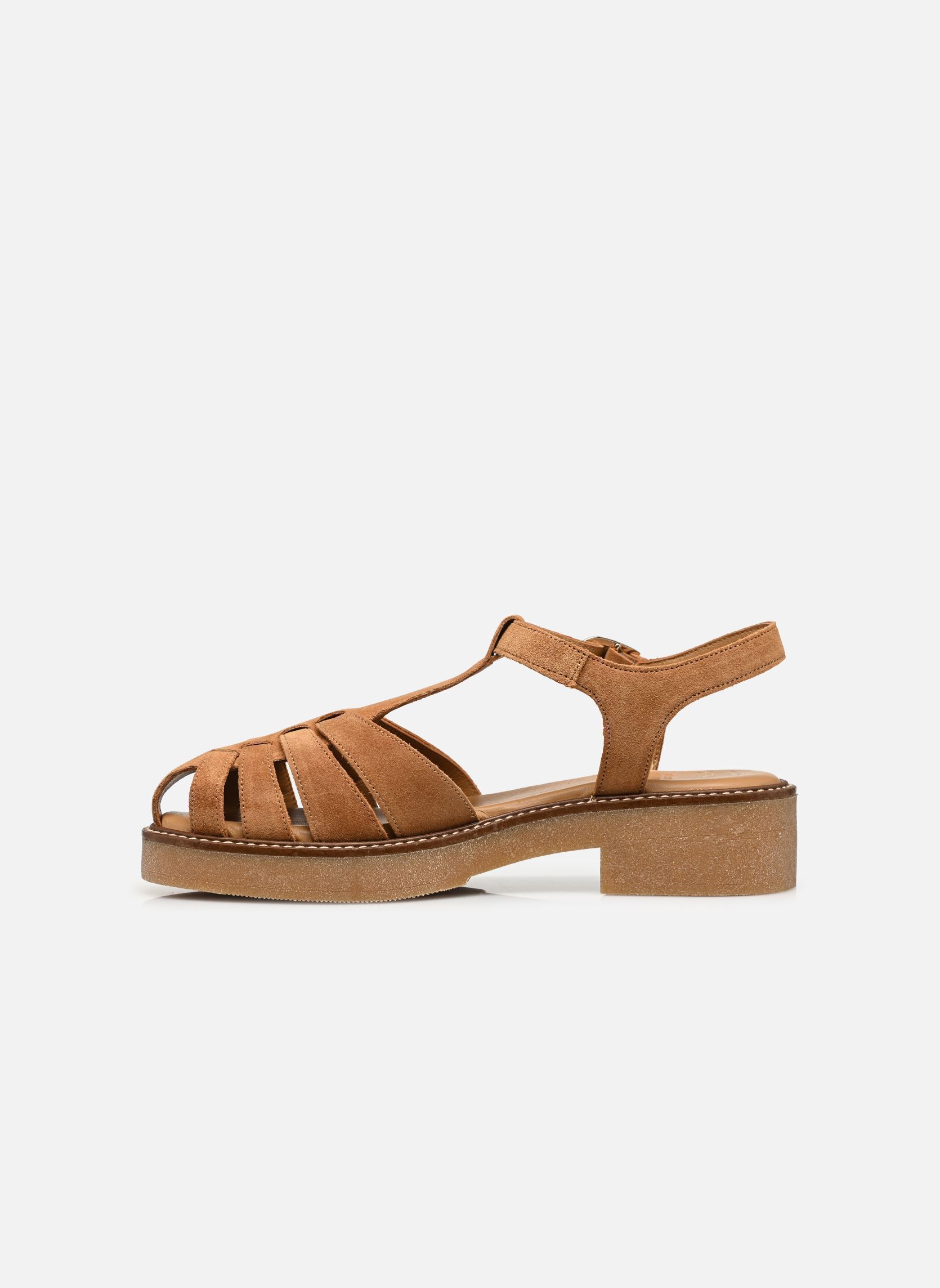 Flache Sandalen FANNY S damen braun Bocage Flache Sandalen FANNY S damen braun Camel