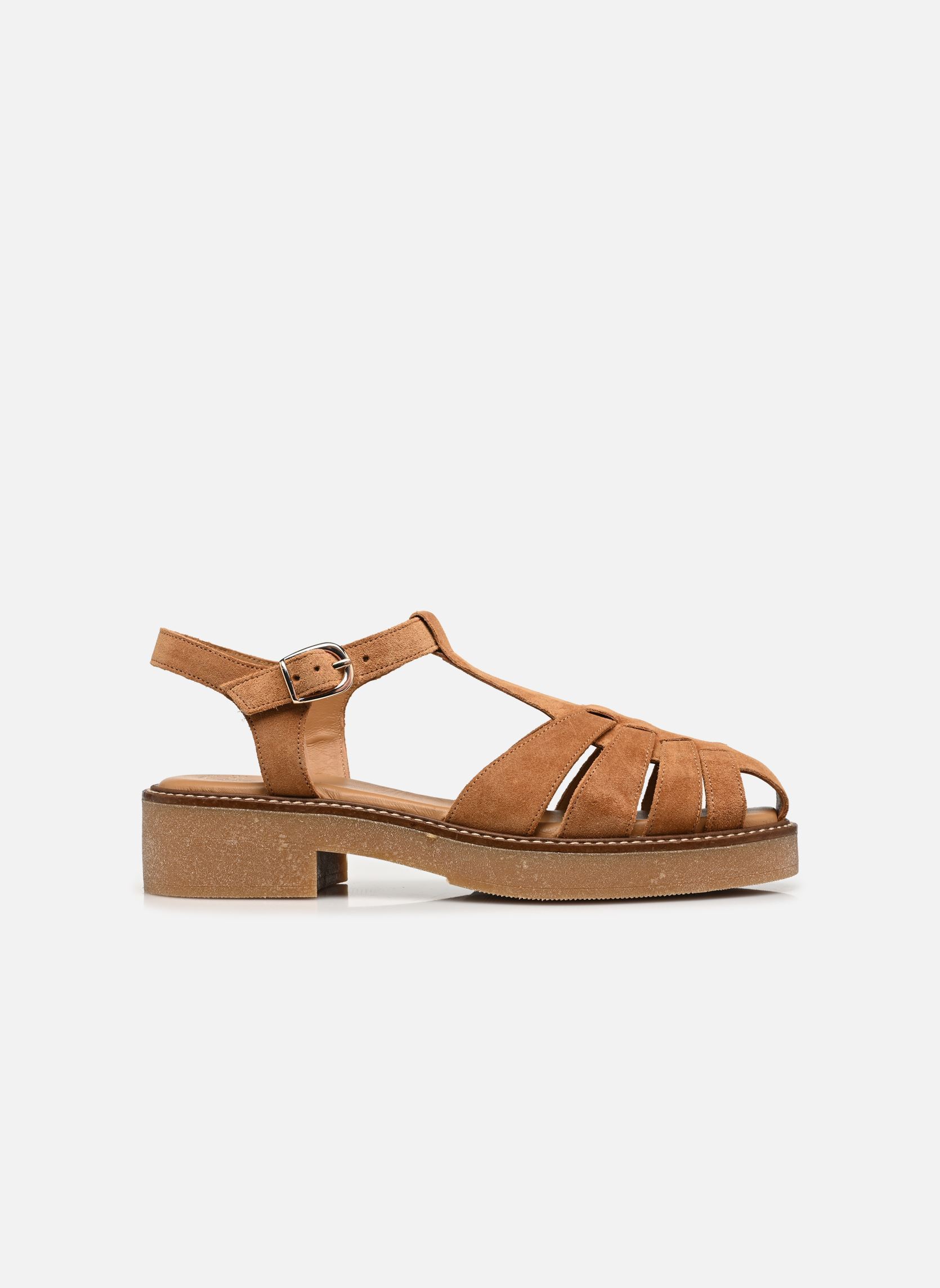Flache Sandalen FANNY S damen braun Bocage Flache Sandalen FANNY S damen braun Camel