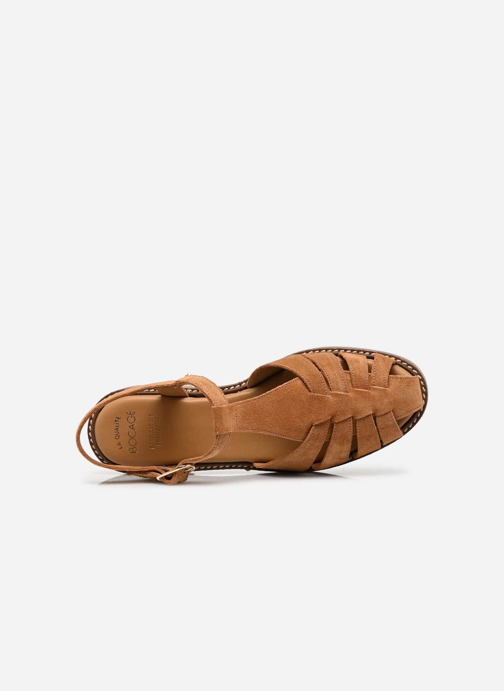 Flache Sandalen FANNY S damen braun Bocage Flache Sandalen FANNY S damen braun Camel