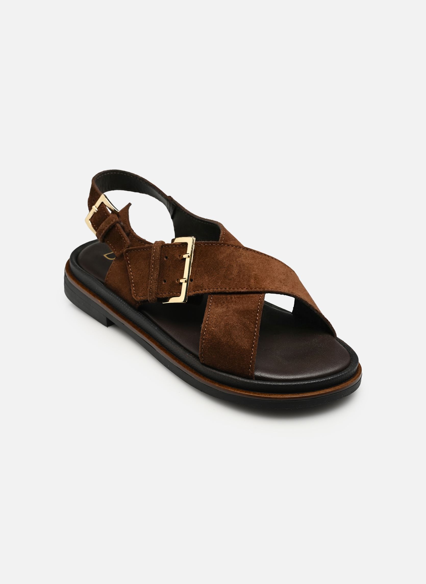 Sandales compensées et plateformes NADIA femme marron Bocage Sandales compensées et plateformes NADIA femme marron marron