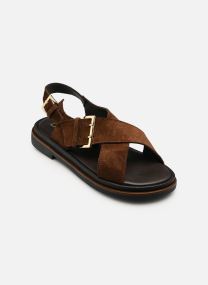 Sandales compensées et plateformes NADIA femme marron Bocage Sandales compensées et plateformes NADIA femme marron marron