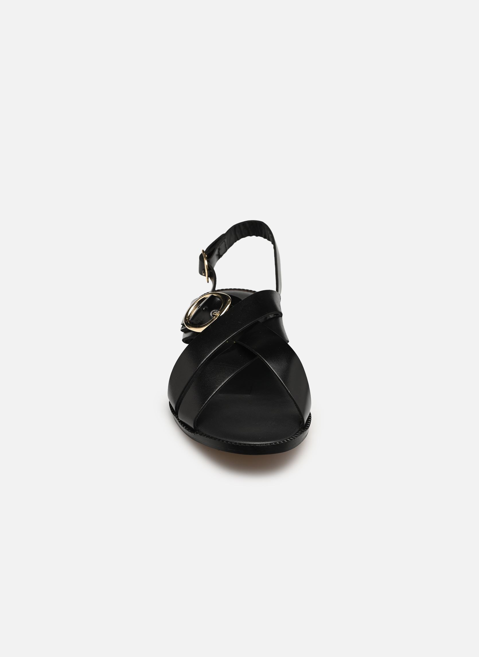 Sandales plates NOELIA femme noir Bocage Sandales plates NOELIA femme noir Noir