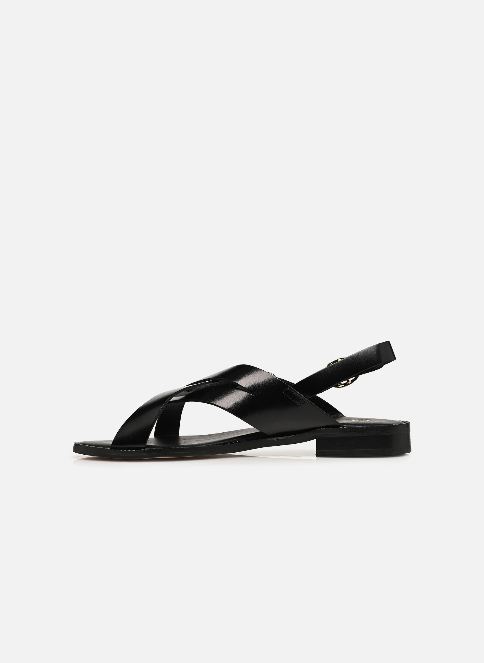 Sandales plates NOELIA femme noir Bocage Sandales plates NOELIA femme noir Noir