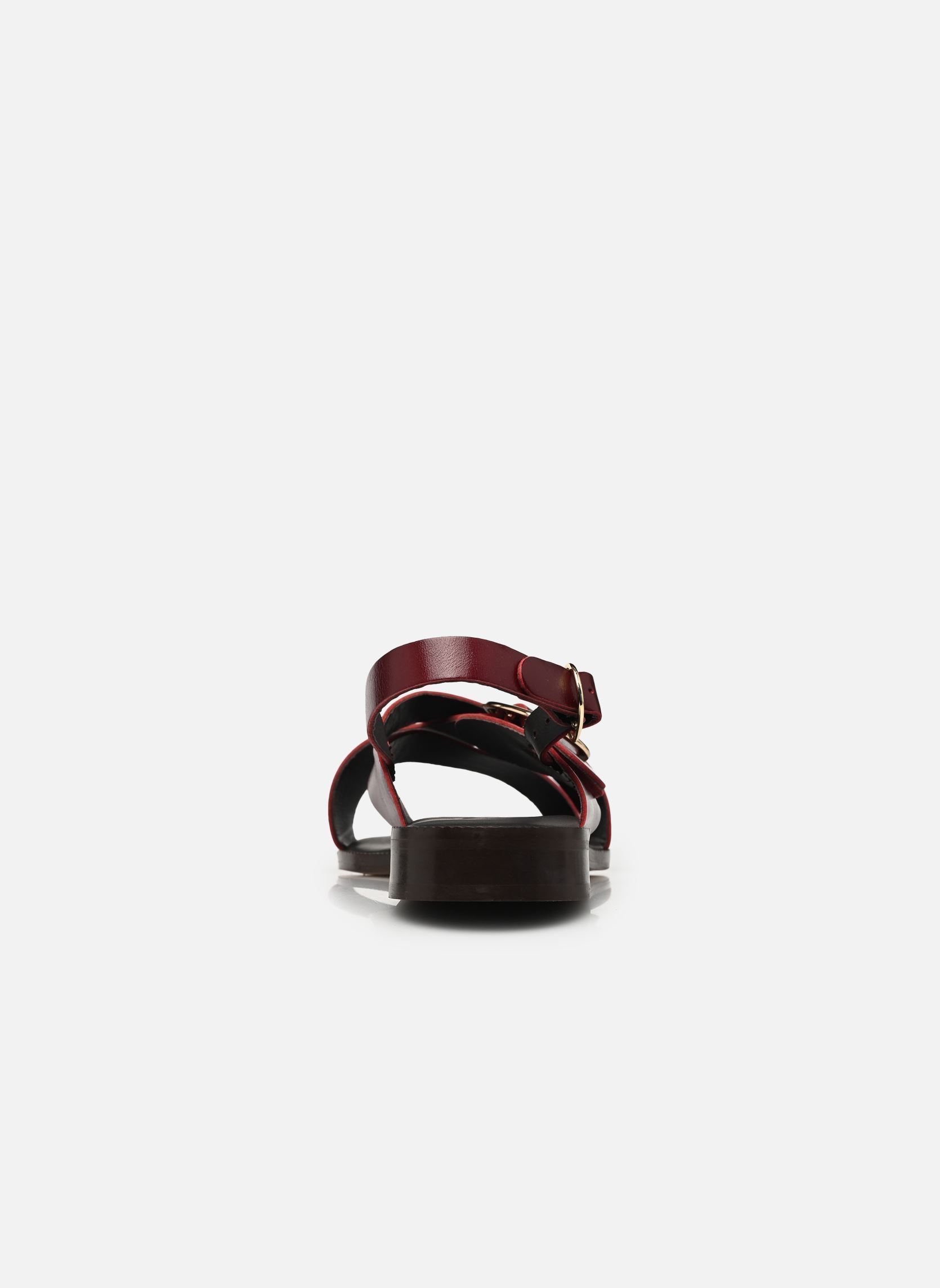 Platte sandalen NOELIA dames bordeaux Bocage Platte sandalen NOELIA dames bordeaux Bordeaux