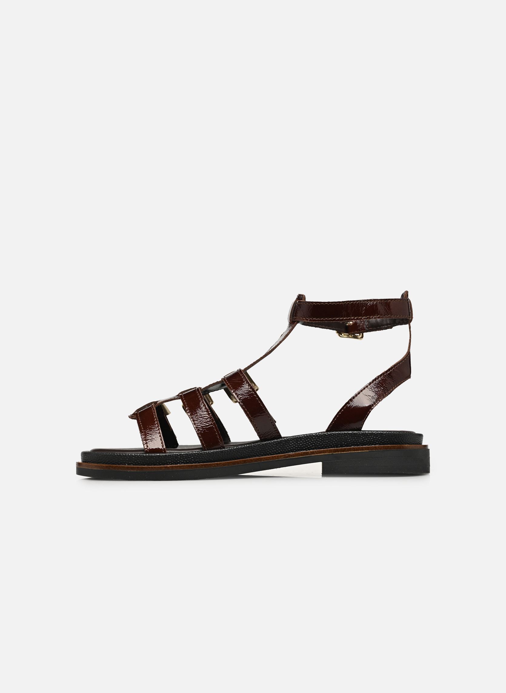 Sandales compensées et plateformes NINA femme marron Bocage Sandales compensées et plateformes NINA femme marron marron