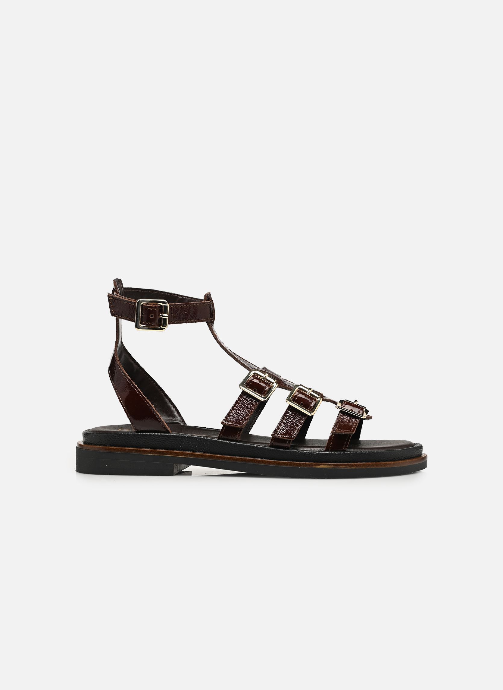 Sandales compensées et plateformes NINA femme marron Bocage Sandales compensées et plateformes NINA femme marron marron