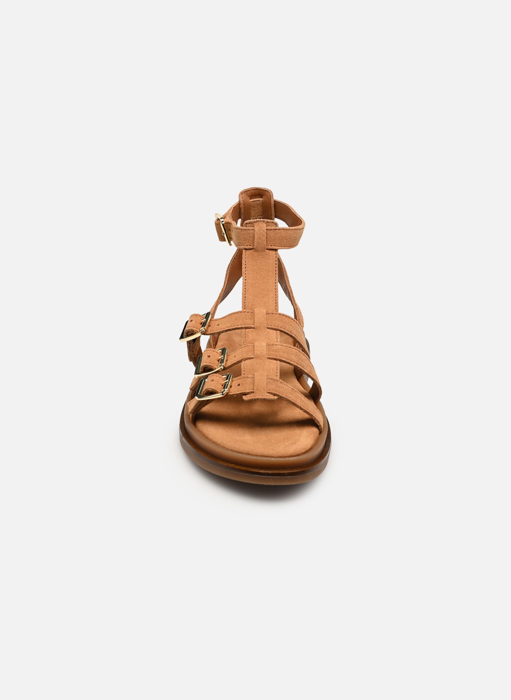 Keil- und Plateausandalen NINA damen braun Bocage Keil- und Plateausandalen NINA damen braun Camel
