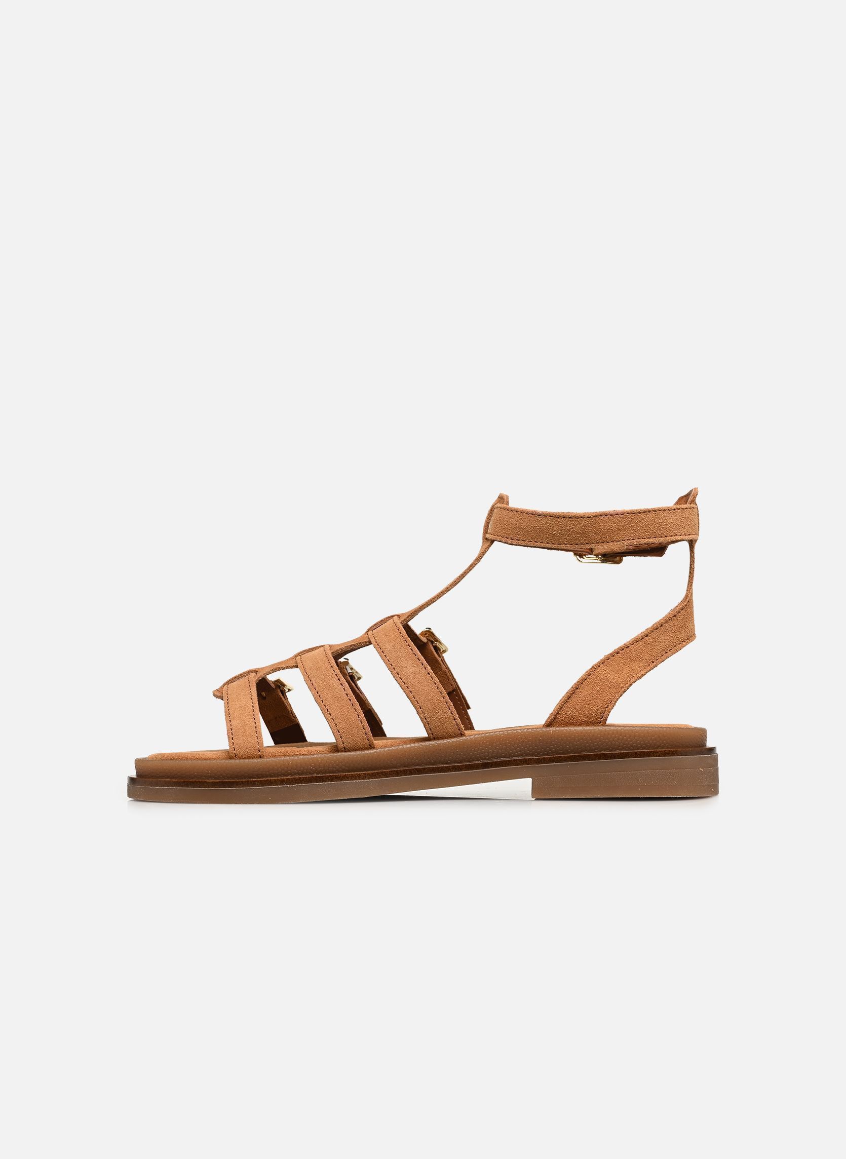 Keil- und Plateausandalen NINA damen braun Bocage Keil- und Plateausandalen NINA damen braun Camel