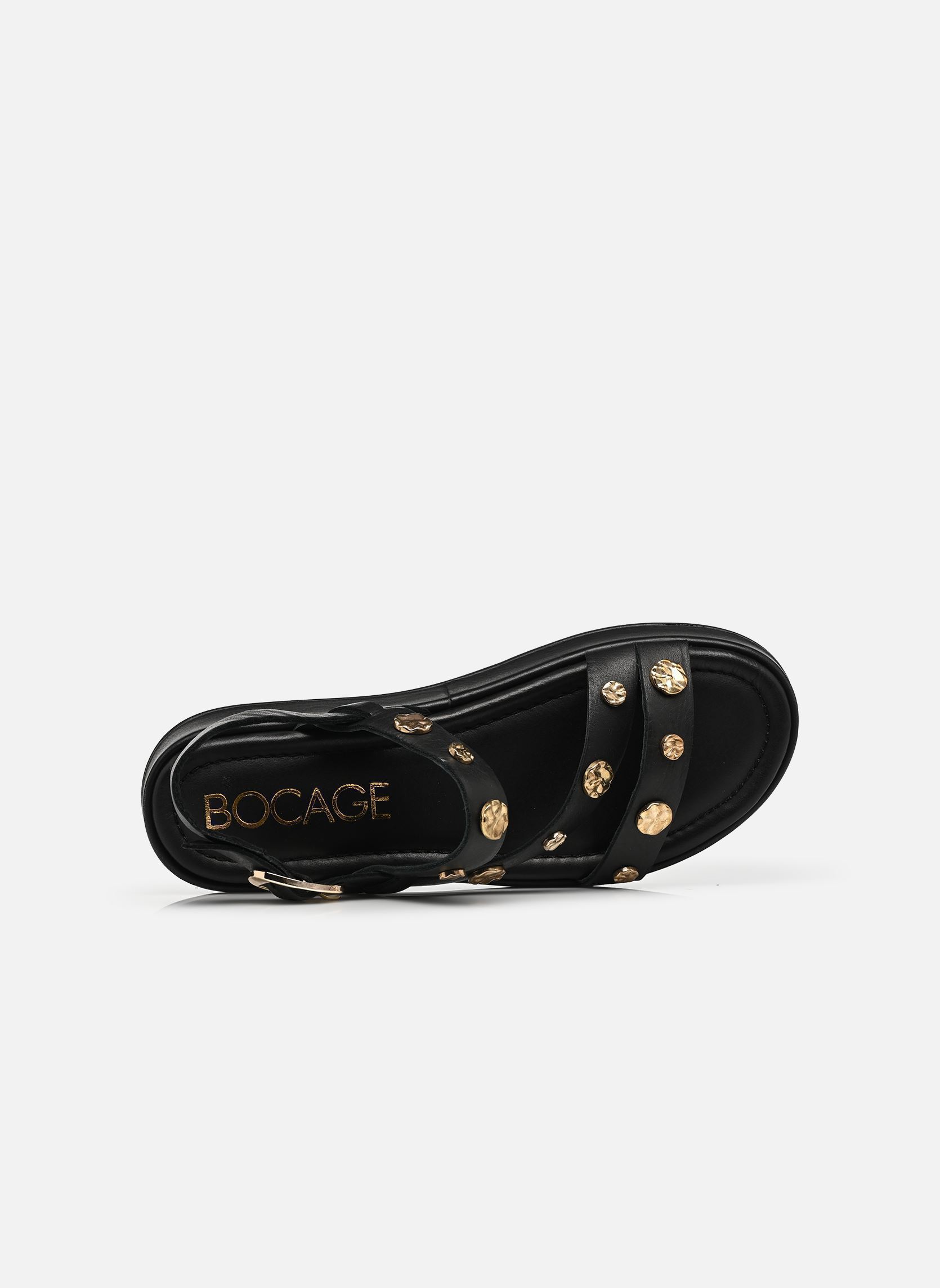 Sandales compensées et plateformes NADINE femme noir Bocage Sandales compensées et plateformes NADINE femme noir Noir