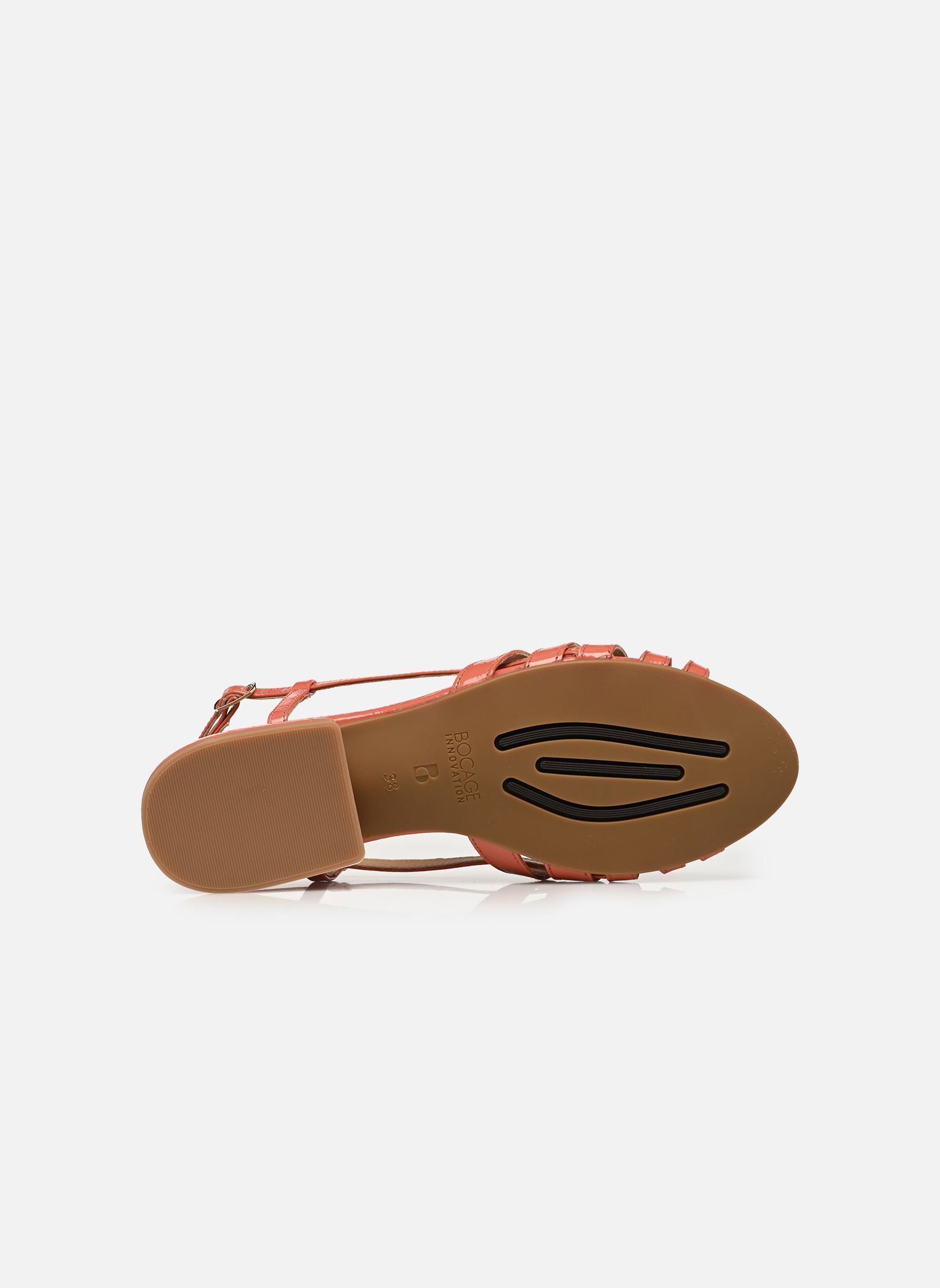 Flache Sandalen NAISSA damen rosa Bocage Flache Sandalen NAISSA damen rosa Rose