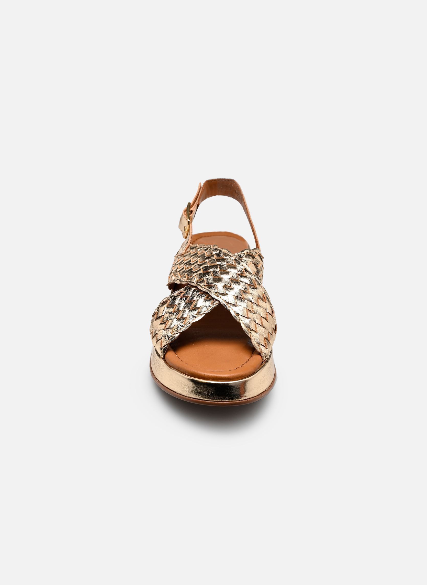 Keil- und Plateausandalen RACHELL damen gold und bronze Bocage Keil- und Plateausandalen RACHELL damen gold und bronze Or